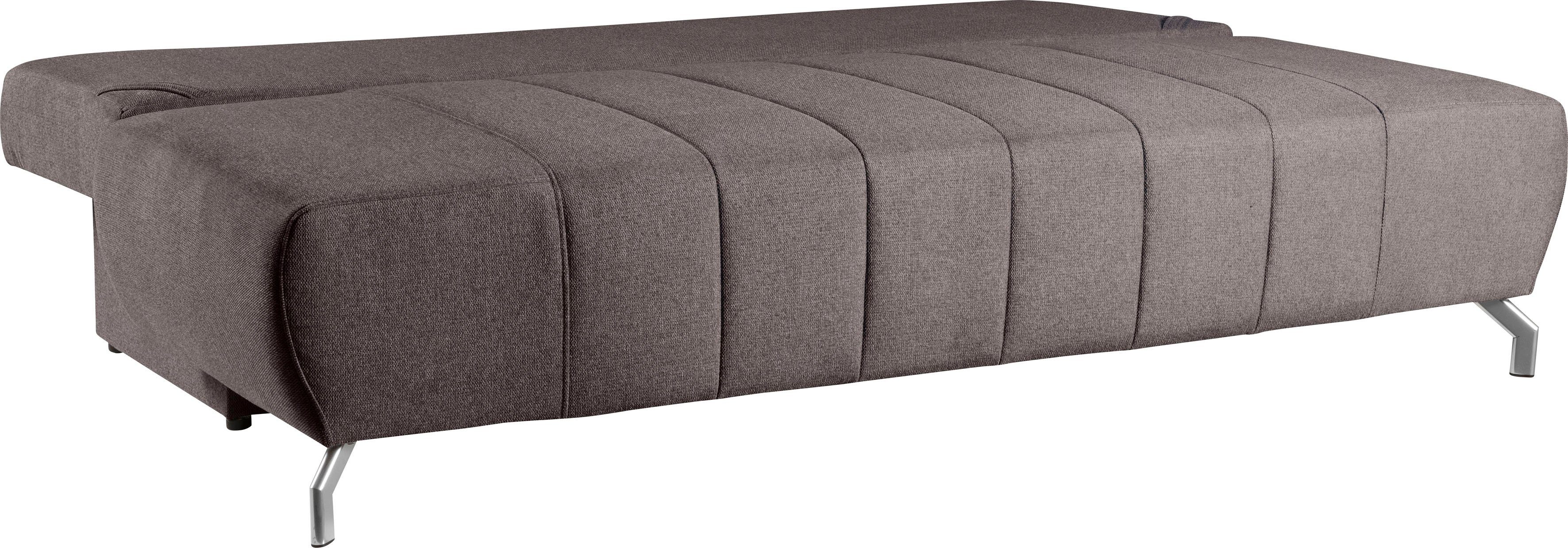 WERK2 Schlafsofa Troya, 2-Sitzer Sofa Bettkasten und Federkern Schlafcouch mit &