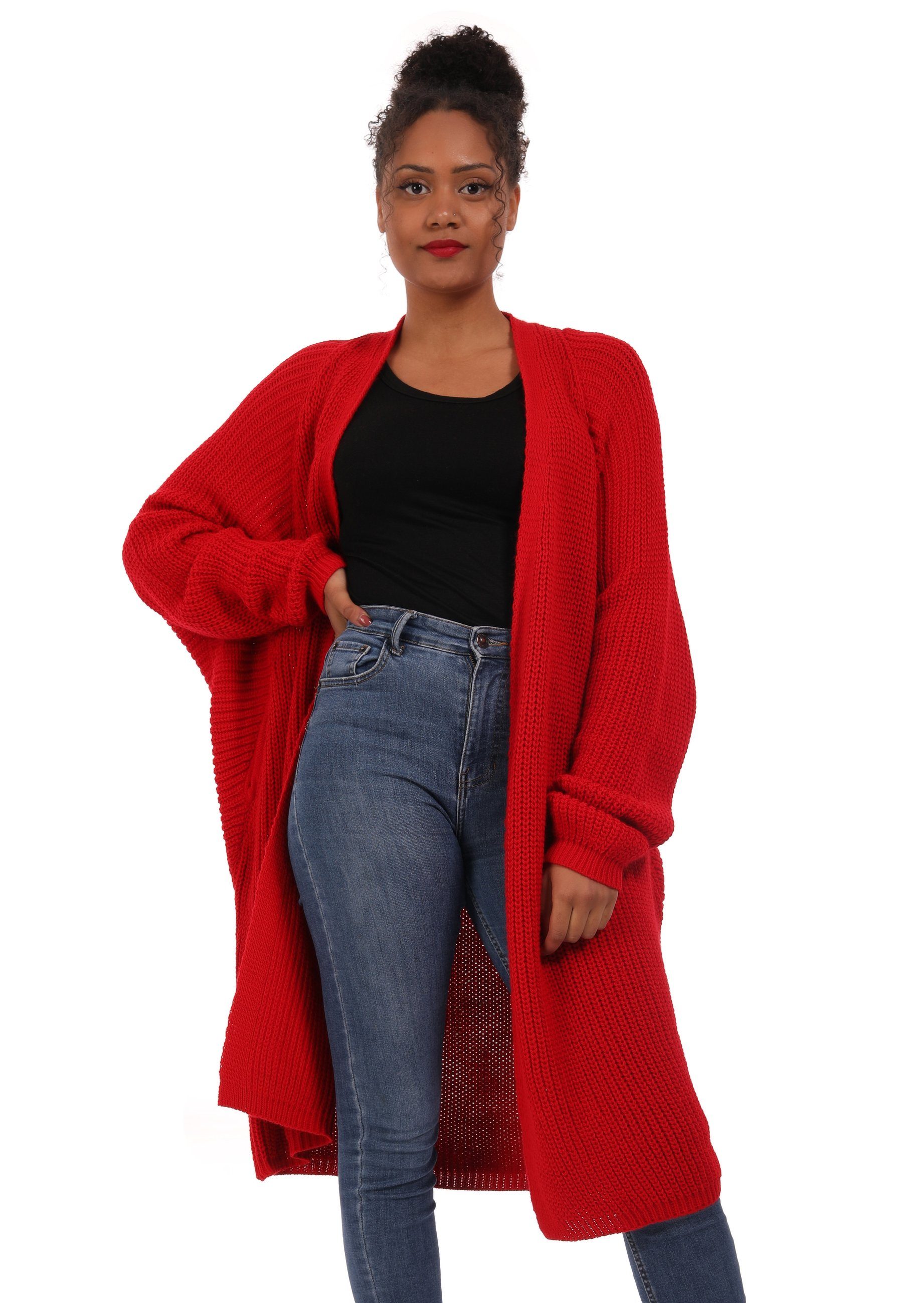 Rote Grobstrickjacken für Damen online kaufen | OTTO