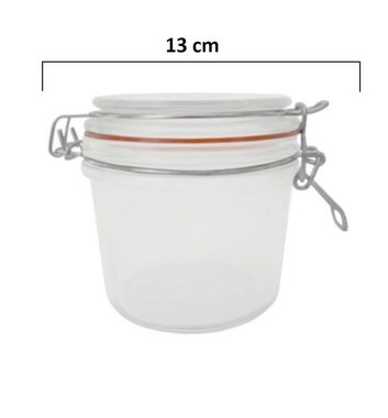 Provance Einmachglas 6 - 24 x Einmachglas Bügelverschluss Gummidichtung ca. 350ml, (6-tlg)