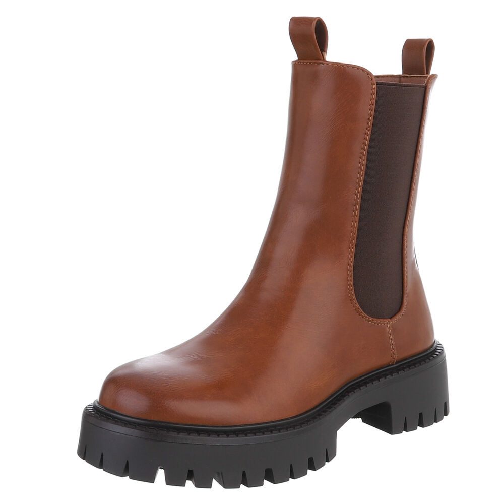 Ital-Design Stylische Chelsea-Boots mit Profilsohle für günstig online kaufen
