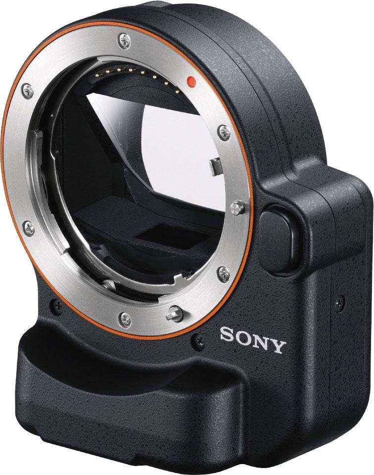 Sony LA-EA4 Objektiv-Adapter, E-Mount auf A-Mount Bajonett mit Phasen Autofokus (15 AF-Punkte)