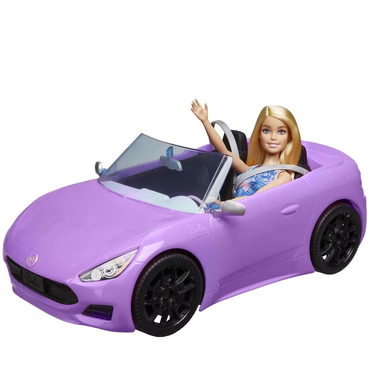 Mattel® Puppen Fahrzeug Mattel HBY29 - Barbie - Puppe mit Carbrio, lila
