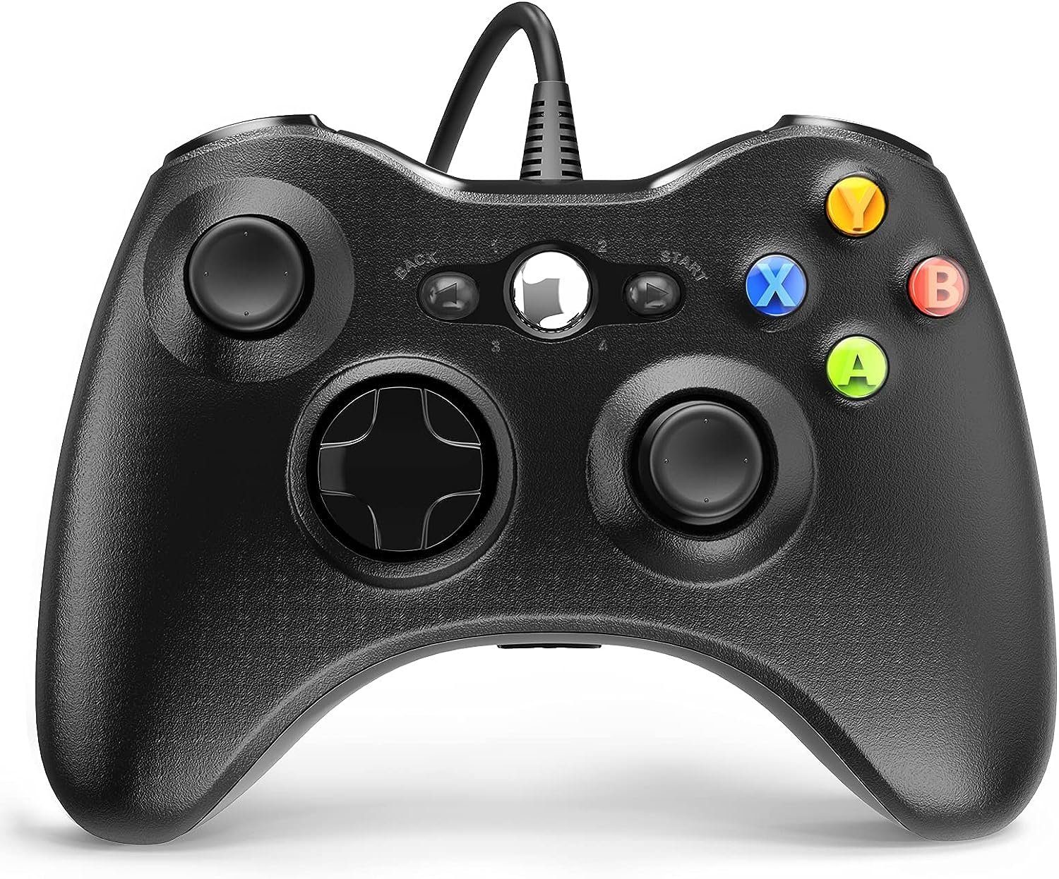 Haiaveng Controller für Xbox 360, PC Controller Gamepad Xbox-Controller (mit Kabel USB Controller für Xbox 360/Xbox 360 Slim/ PC)