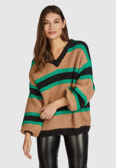 MARC AUREL Strickpullover im Streifenlook