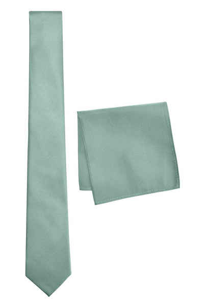 Next Krawatte Seidenkrawatte und quadratisches Einstecktuch (2-St)