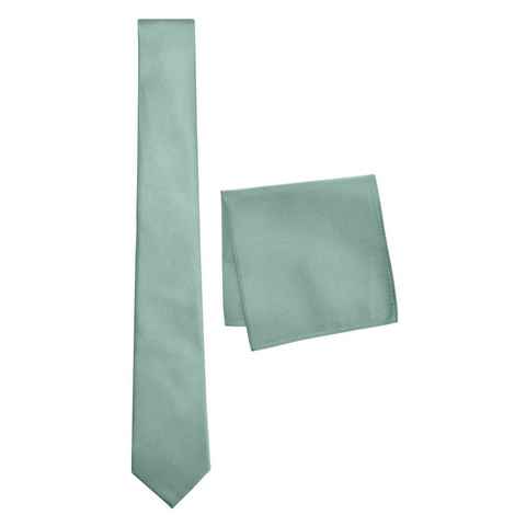 Next Krawatte Seidenkrawatte und quadratisches Einstecktuch (2-St)