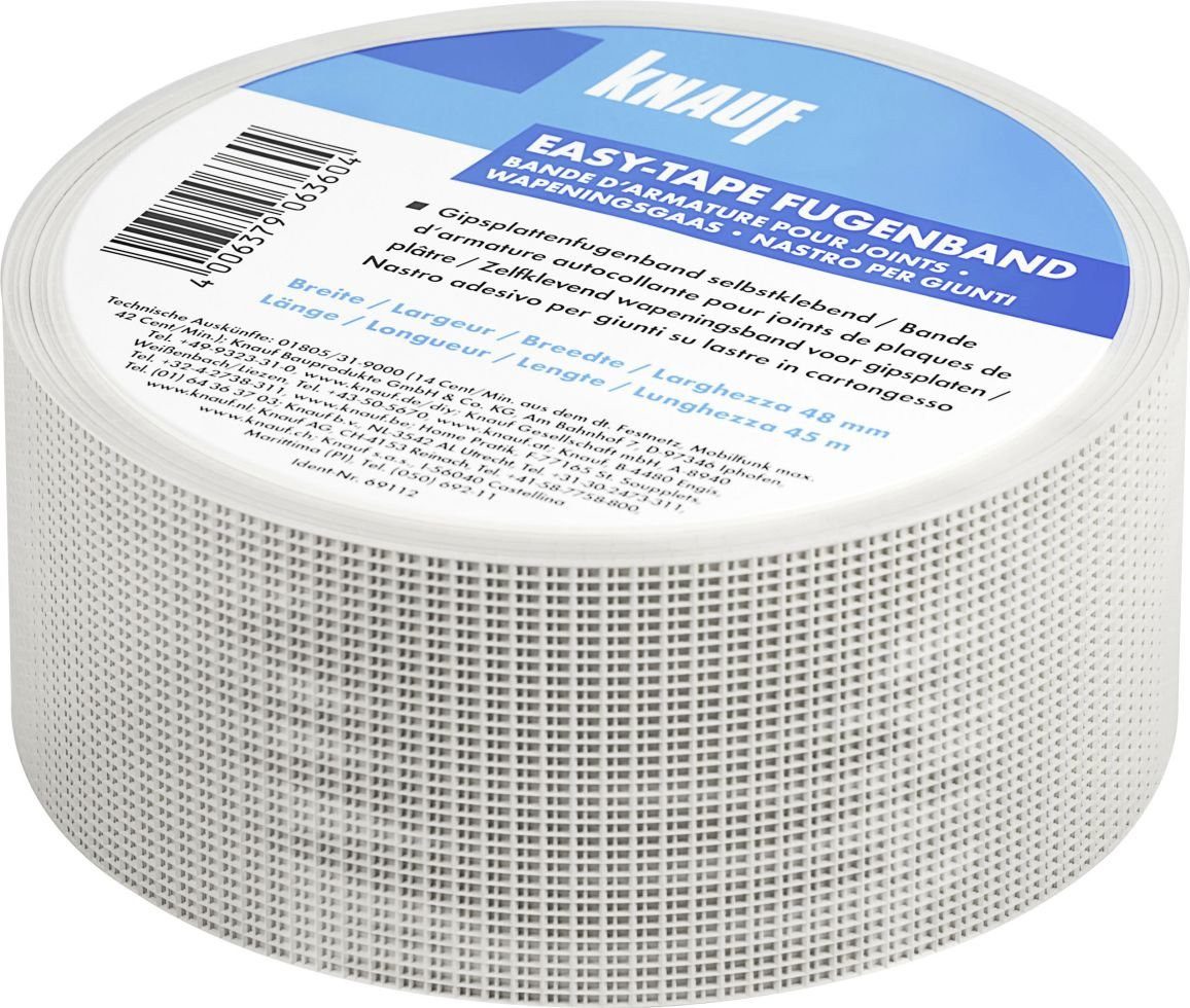 KNAUF Glasfasergewebe Knauf Gipsfaser-Fugenband easy-tape 45 m x 48 mm