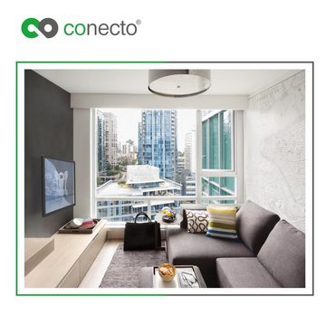 conecto TV Wandhalter für LCD LED Fernseher & Monitor TV-Wandhalterung, (bis 27 Zoll, neigbar, schwenkbar)