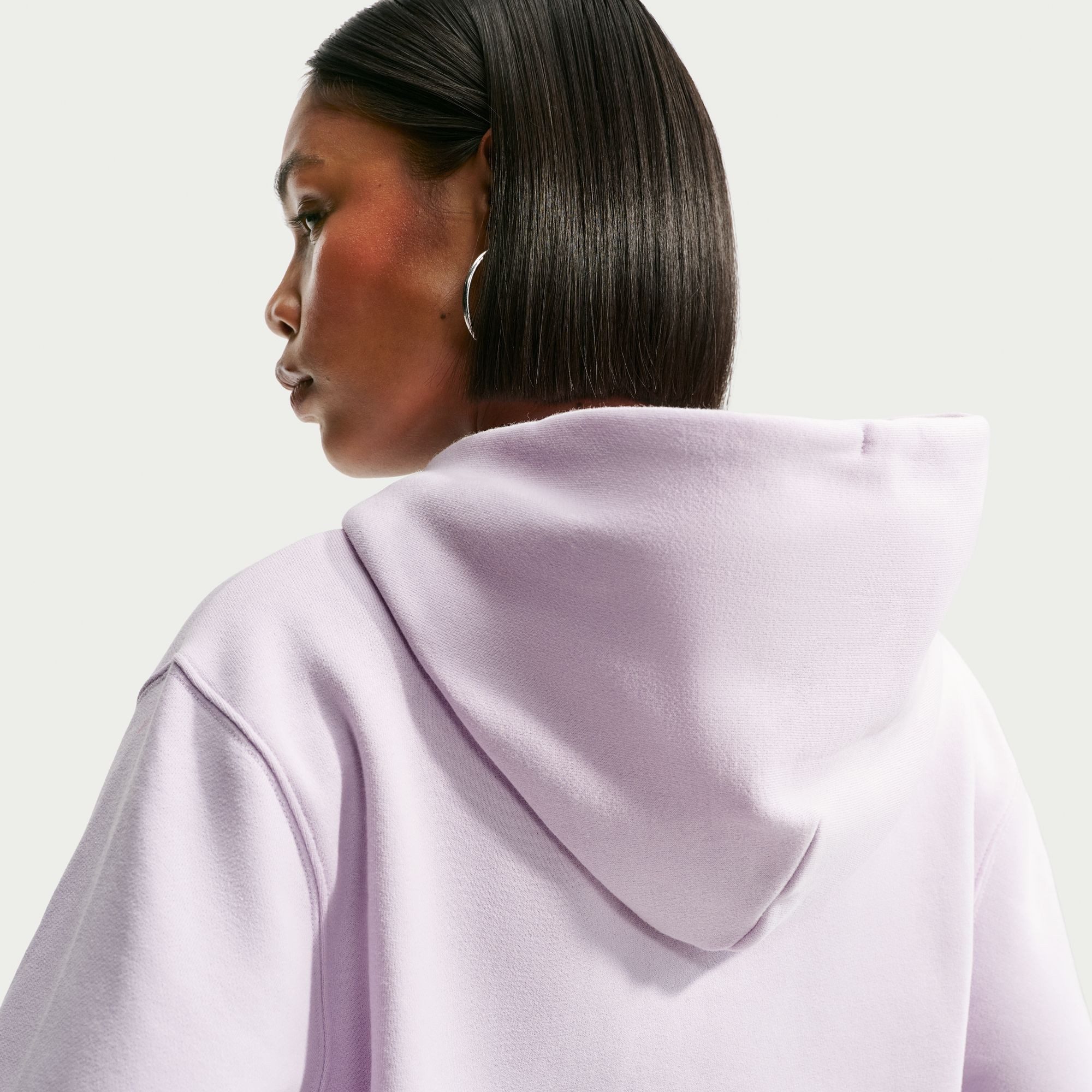 Nike Sportswear Kapuzensweatjacke W NK STDO FLC MW STD FZ HDY mit Kapuze, Langarm, aus angerauter Sweatware