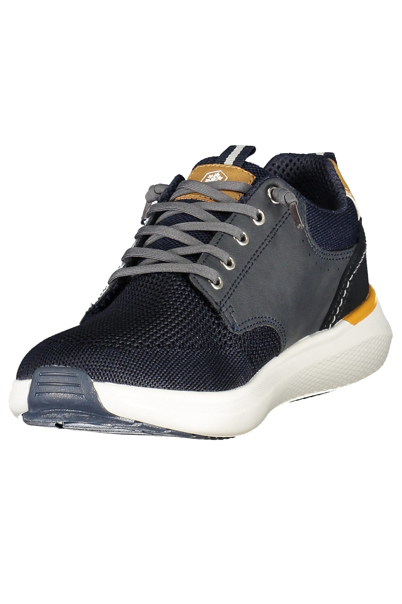 LUMBERJACK Sneaker Moderner Herren-Sportschuh in Blau mit braunen