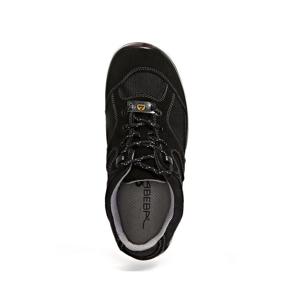 Abeba Uni6 Berufshalbschuh – Veloursleder-Gewebe O1 Esd Src Berufsschuh
