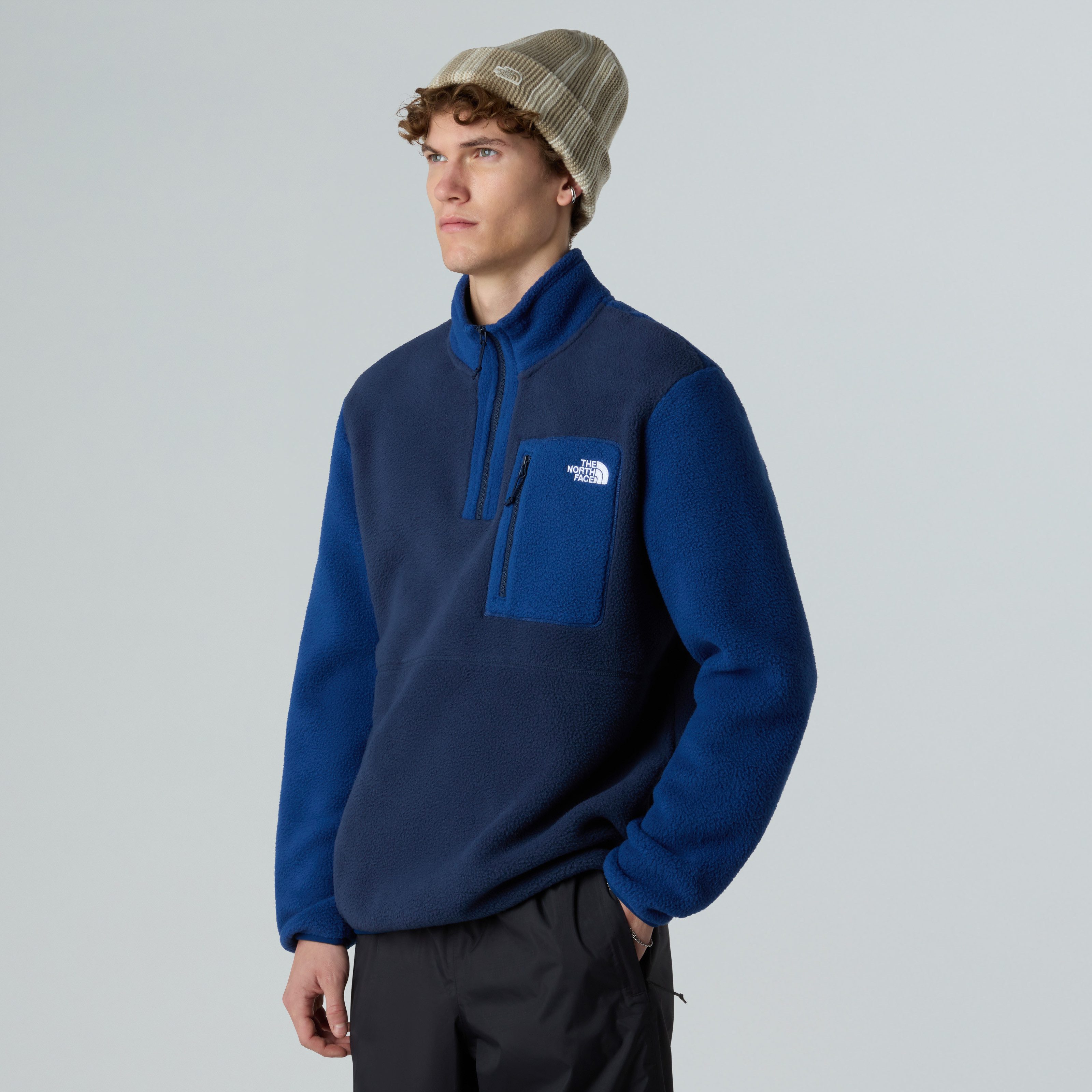 The North Face Strickfleece-Pullover M YUMIORI 1/4 ZIP (1-tlg) aus Strickfl günstig online kaufen