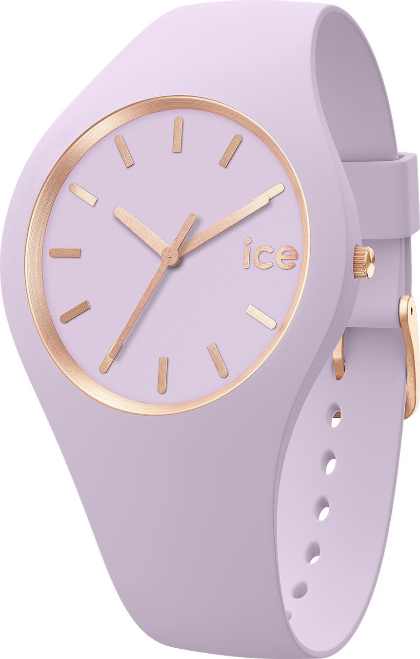 ice-watch Quarzuhr ICE glam brushed - Lavender - Small - 3H, 19526 violett