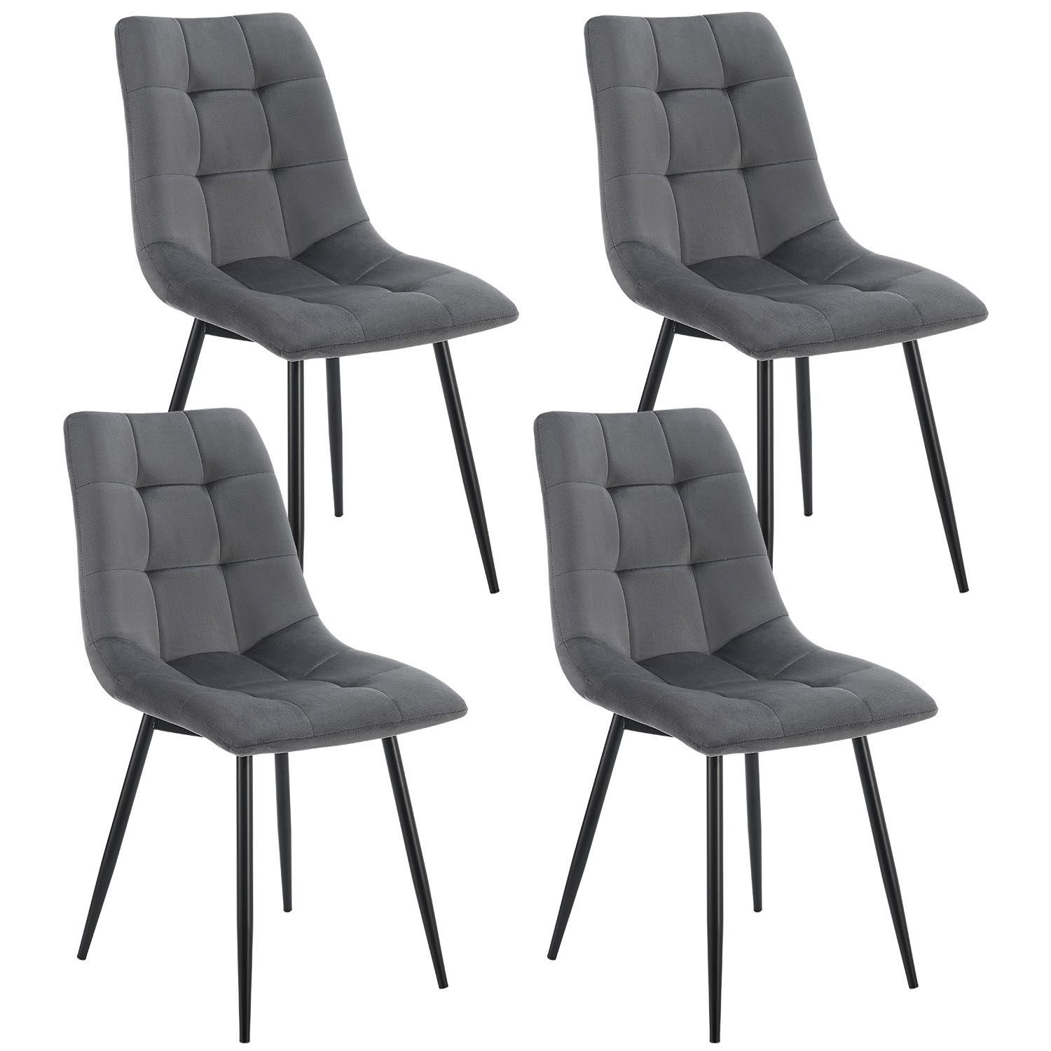 Juskys Esszimmerstuhl Blanca (4 St), bequeme günstig online kaufen