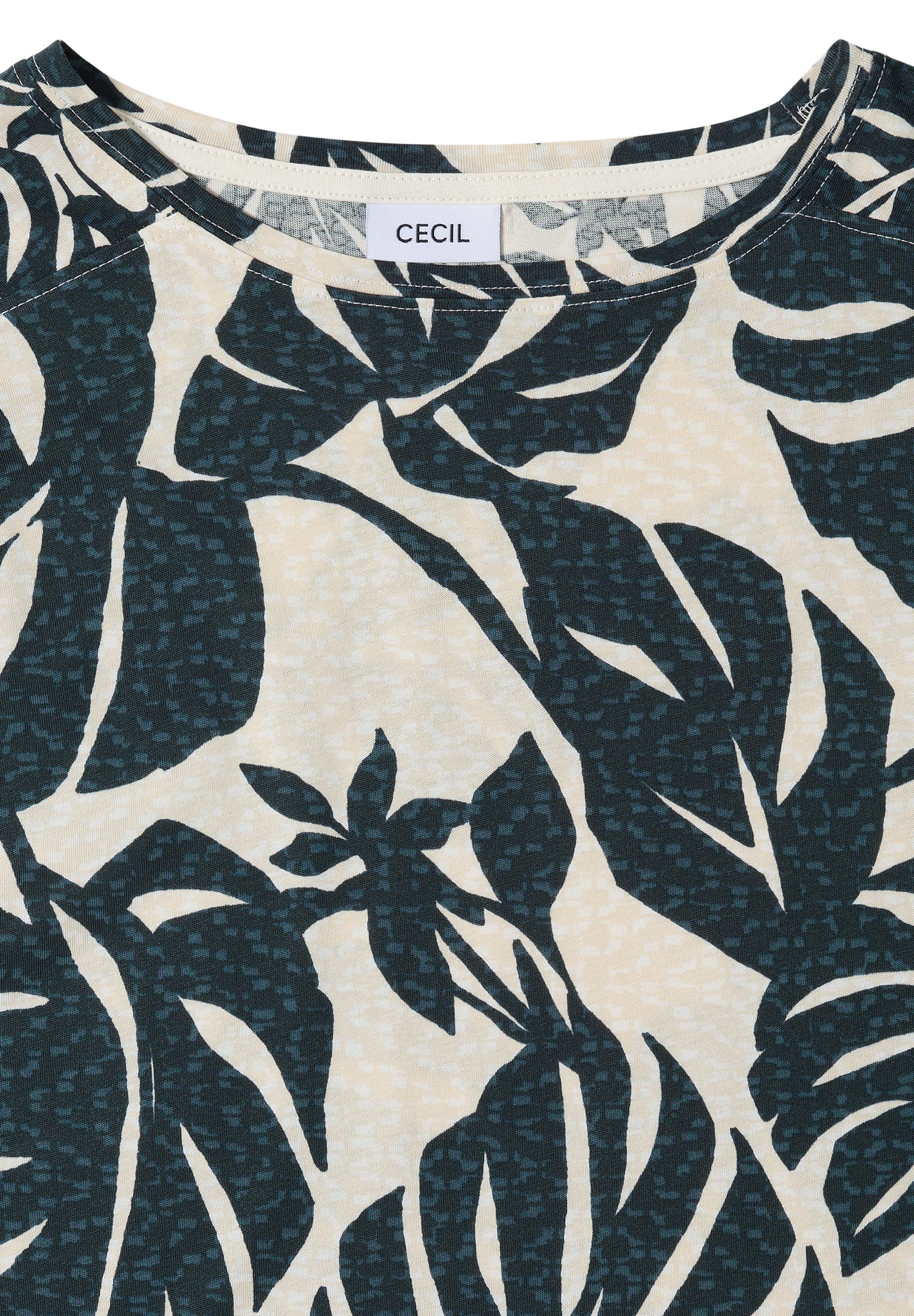 CECIL T-Shirt im angenehmen Materialmix – Bild 5 von 5
