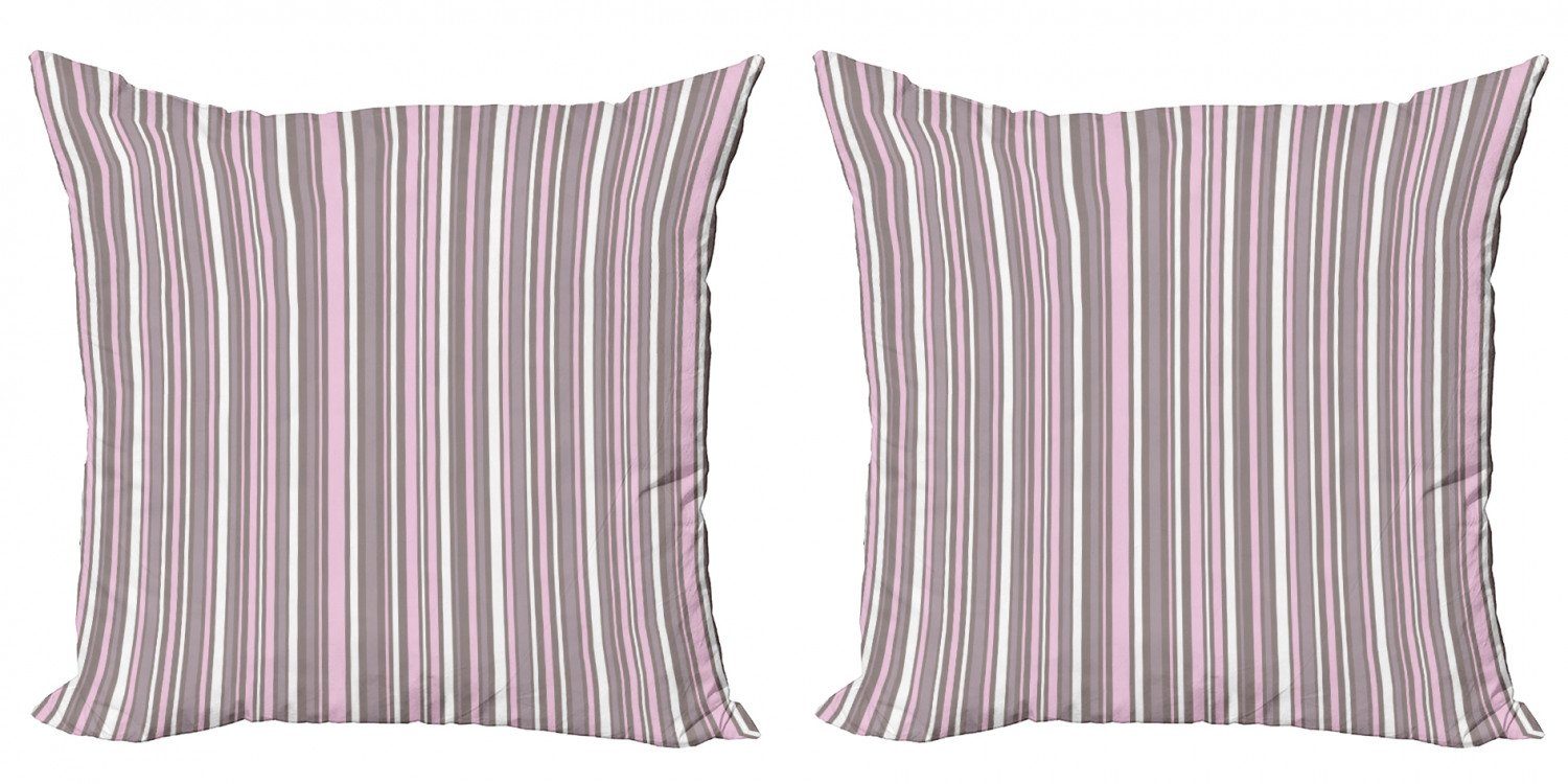 Vertical Doppelseitiger Geometrisch Accent Kunst Kissenbezüge Abakuhaus (2 Line Modern Stück), Digitaldruck,