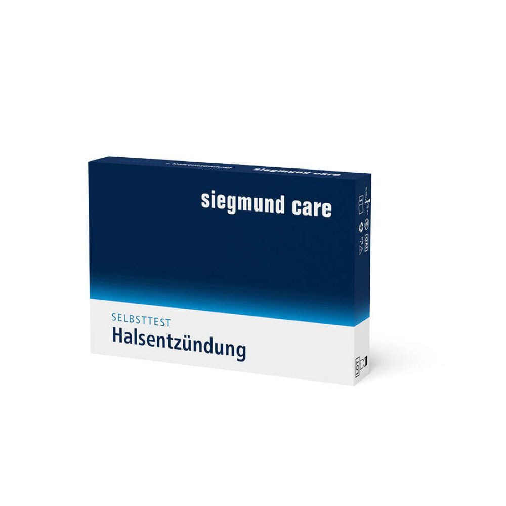 siegmund care Influenza-Schnelltest Halsentzündung Selbsttest, 1-tlg., Testart Rachenabstrich