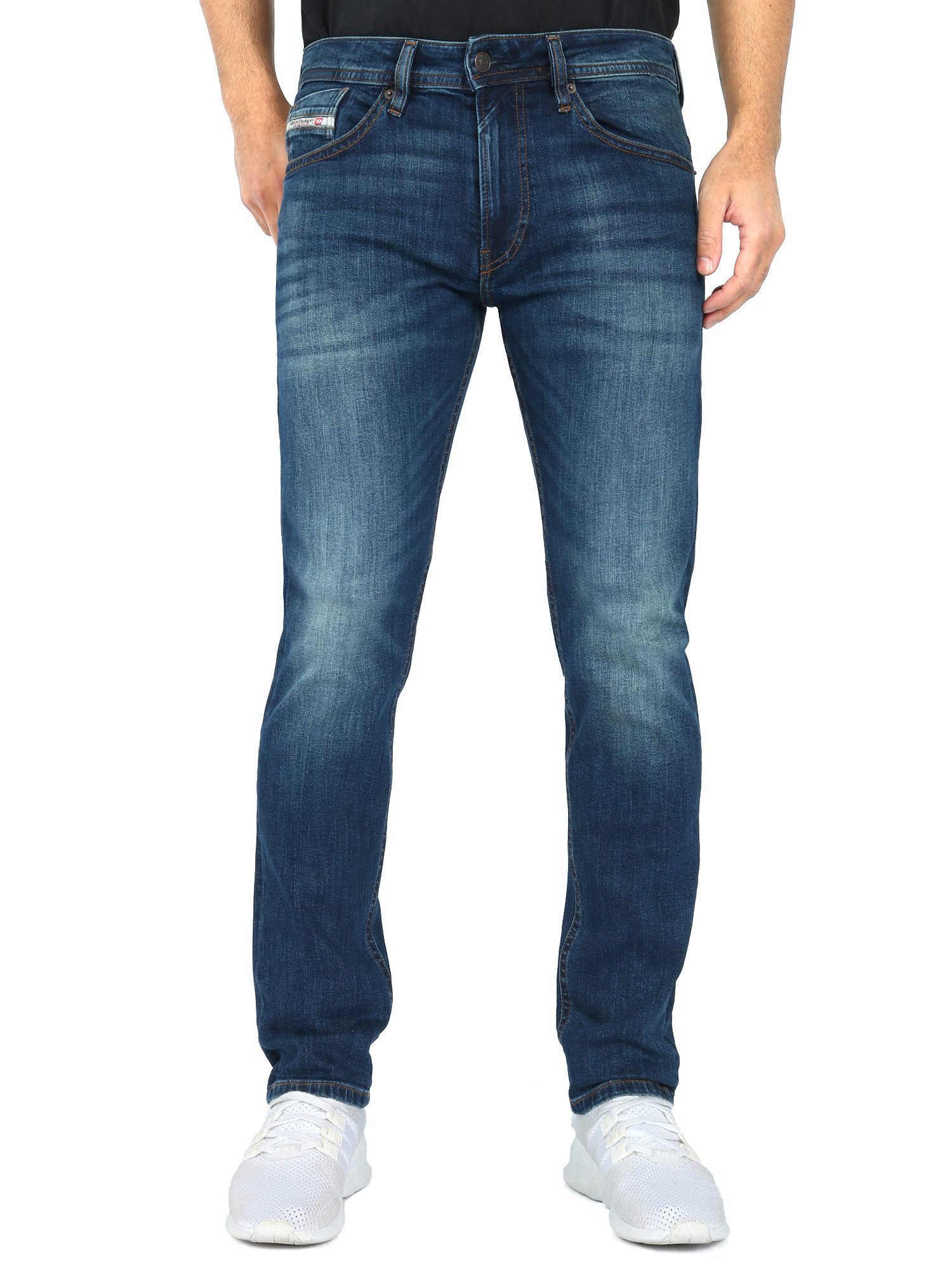 Diesel Slim-fit-Jeans schmale Beinform, niedriger Bund günstig online kaufen