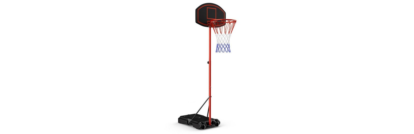 COSTWAY Basketballständer »Basketballkorb, Basketballanlage«, 158 218cm höhenverstellbar