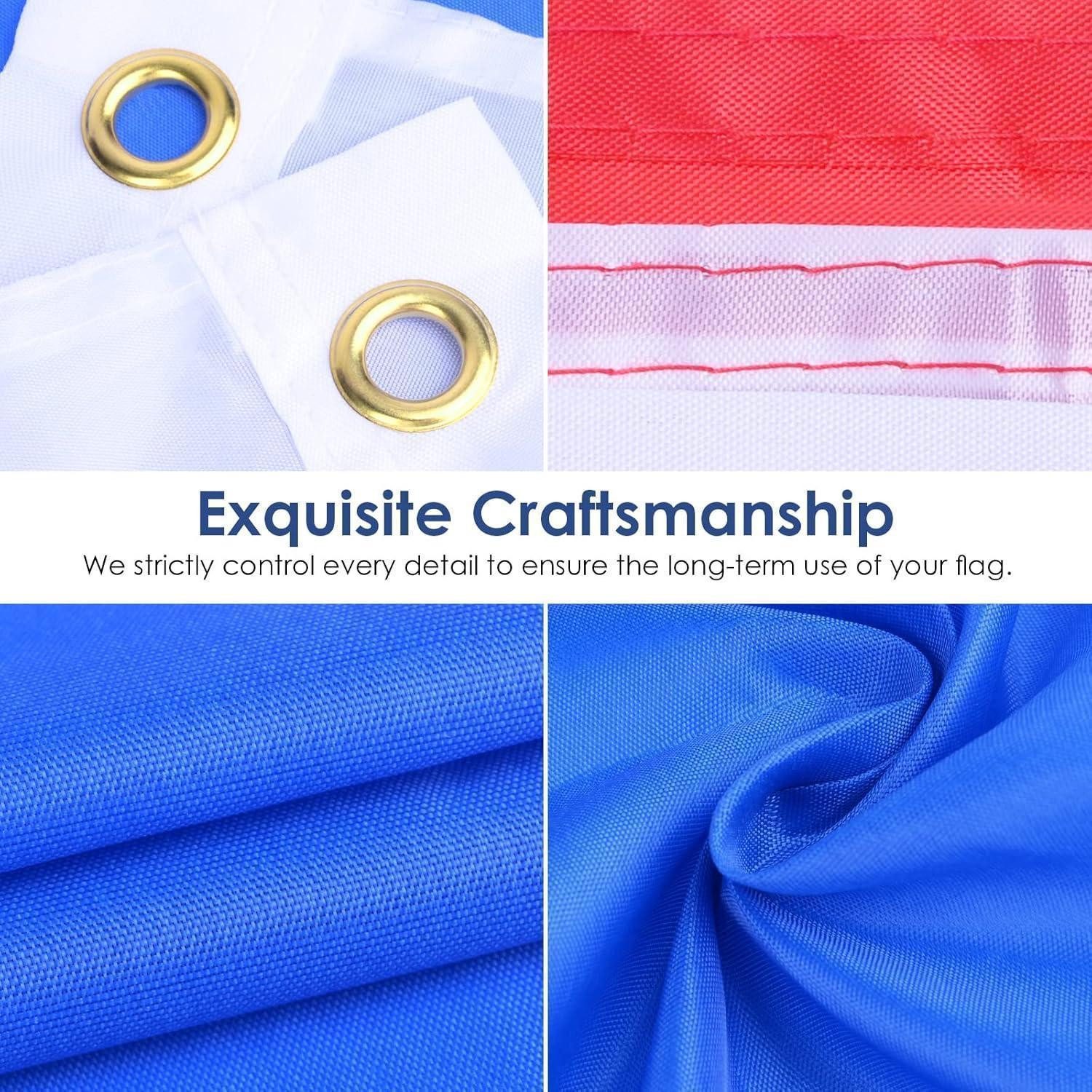 LuxusKollektion Flagge Flagge Chile 90x150 cm Messing Ösen Fußball WM 2 Stück Chile Flagge