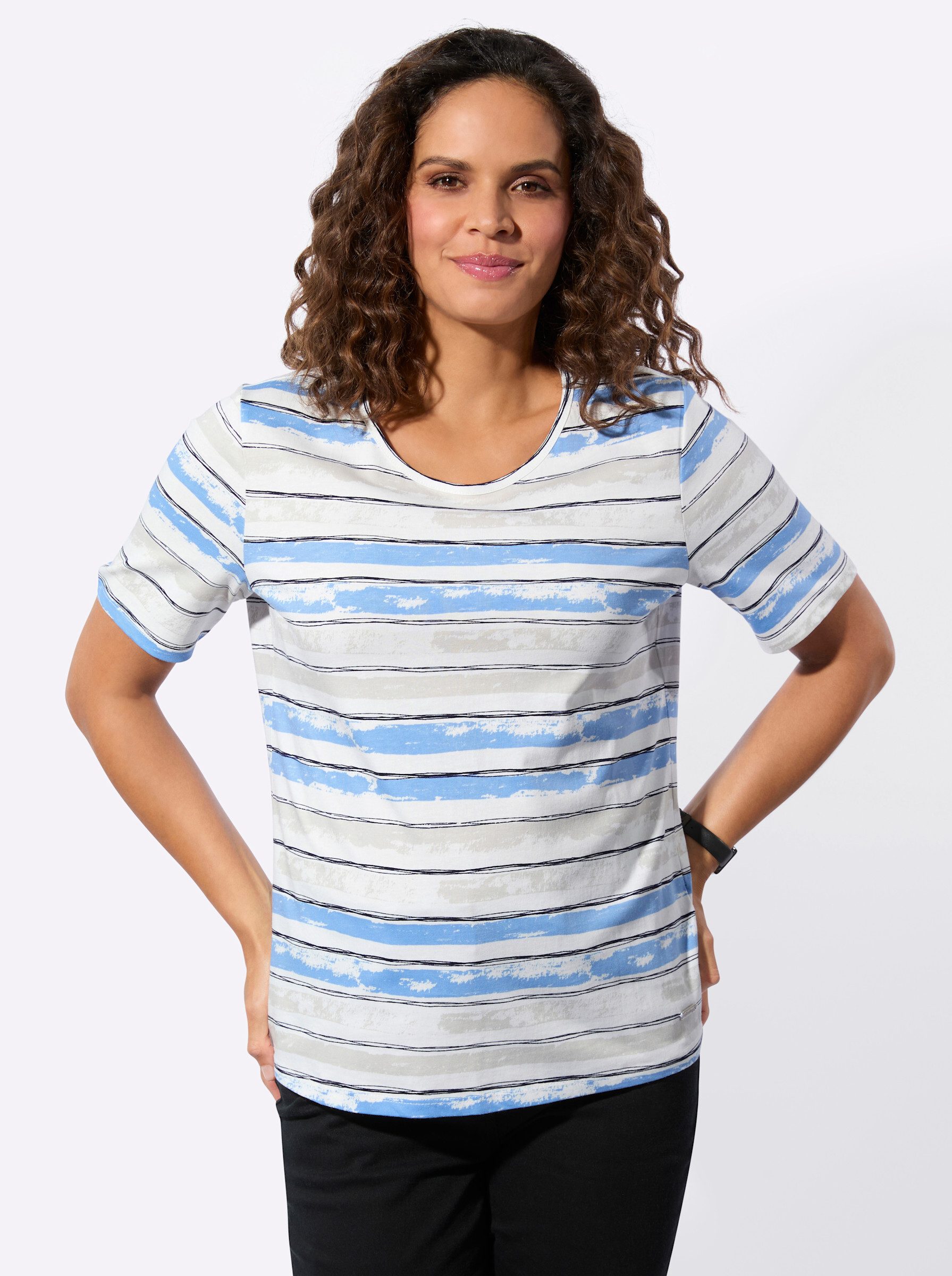 Witt T-Shirt Ringelshirt Kurzarm günstig online kaufen
