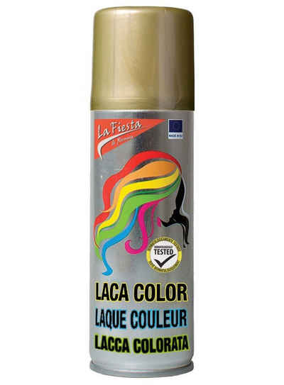 Metamorph Theaterschminke Haarspray Gold - Color Hair Spray, Goldige Haarpracht schnell & einfach mit dem Farbspray