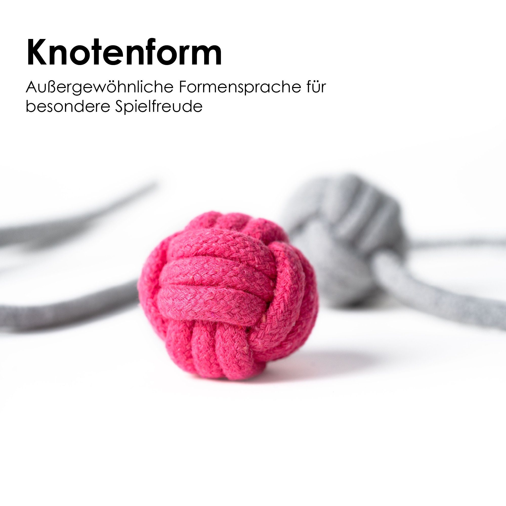 LucyBalu Tier-Intelligenzspielzeug KNOT BALLS Wurfspielzeug für Katzen, Kat günstig online kaufen