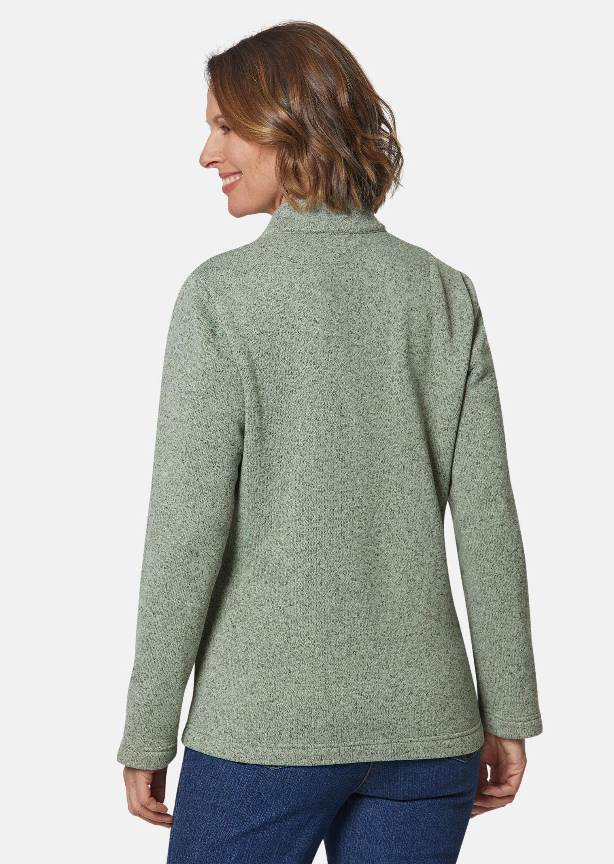 GOLDNER Fleecejacke Kurzgröße: Kuschelweiche Strickfleece-Jacke günstig online kaufen