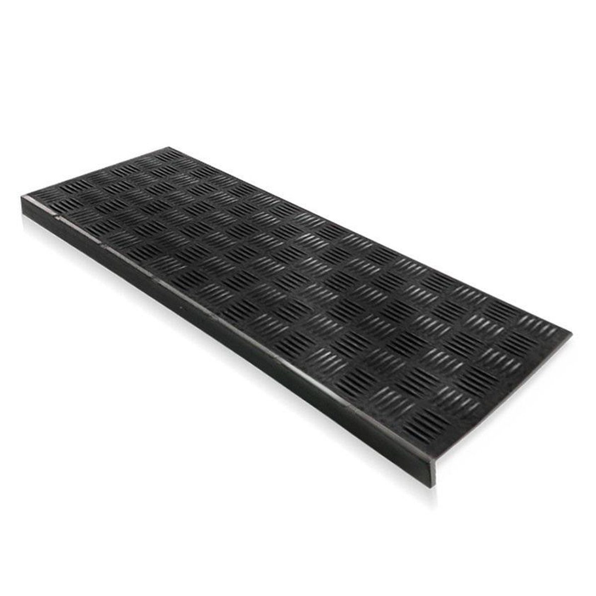 Floordirekt Stufenmatte Madras, 25x65 cm, Treppenschutz, Außentreppenschutz, rechteckig, aus Gummi