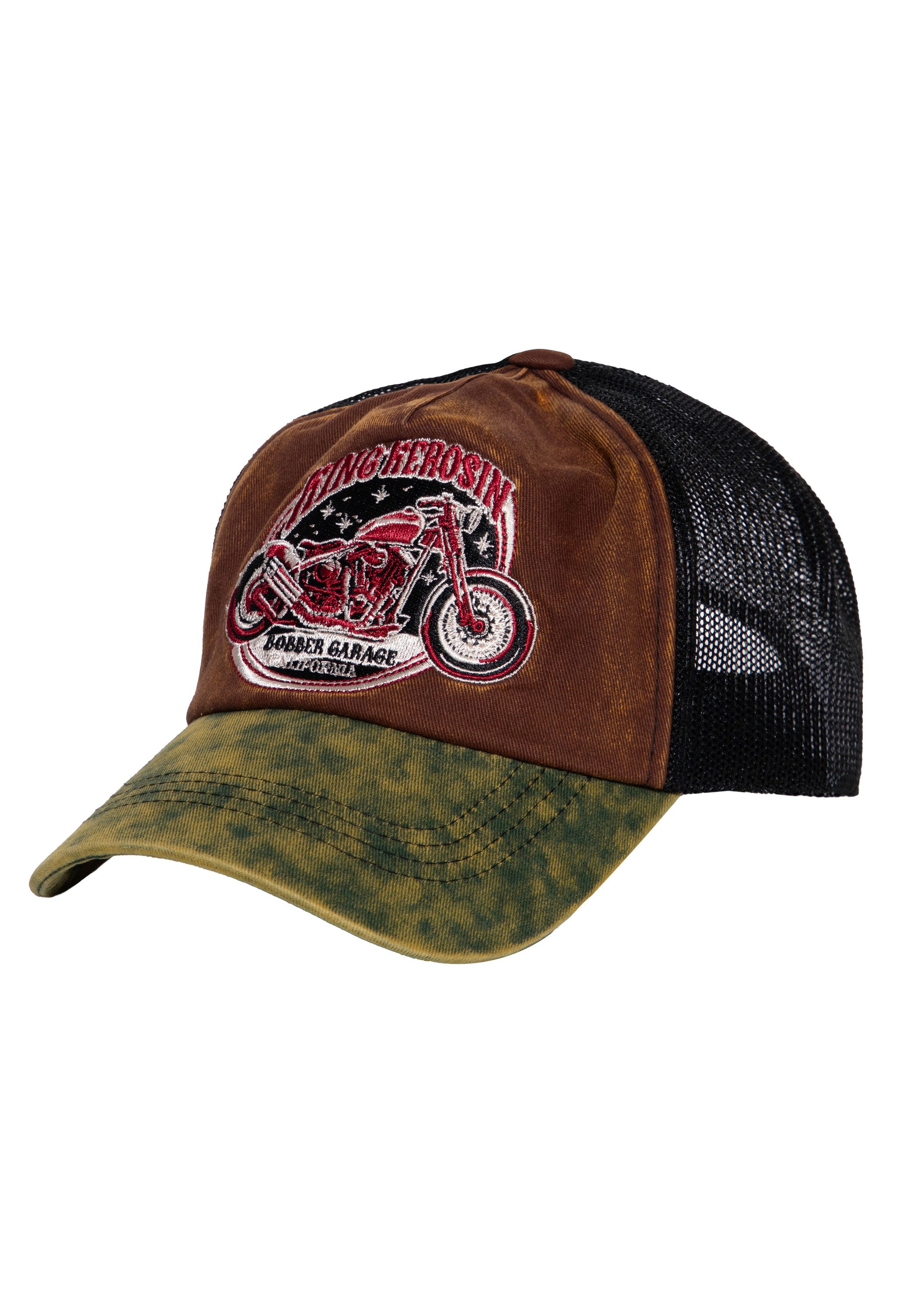 KingKerosin Trucker Cap Bobber Garage im Vintage-Look