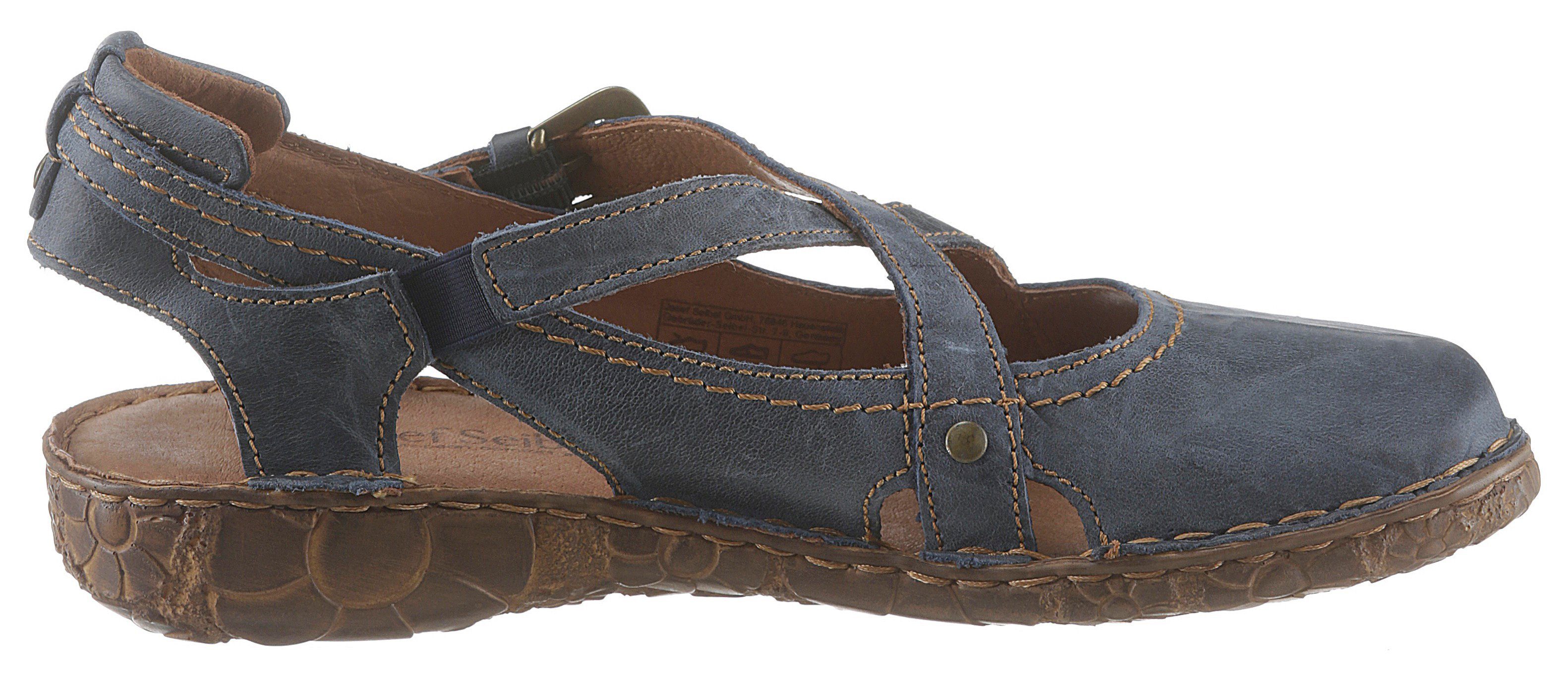 Josef Seibel Rosalie Sandale im jeansblau Used-Look