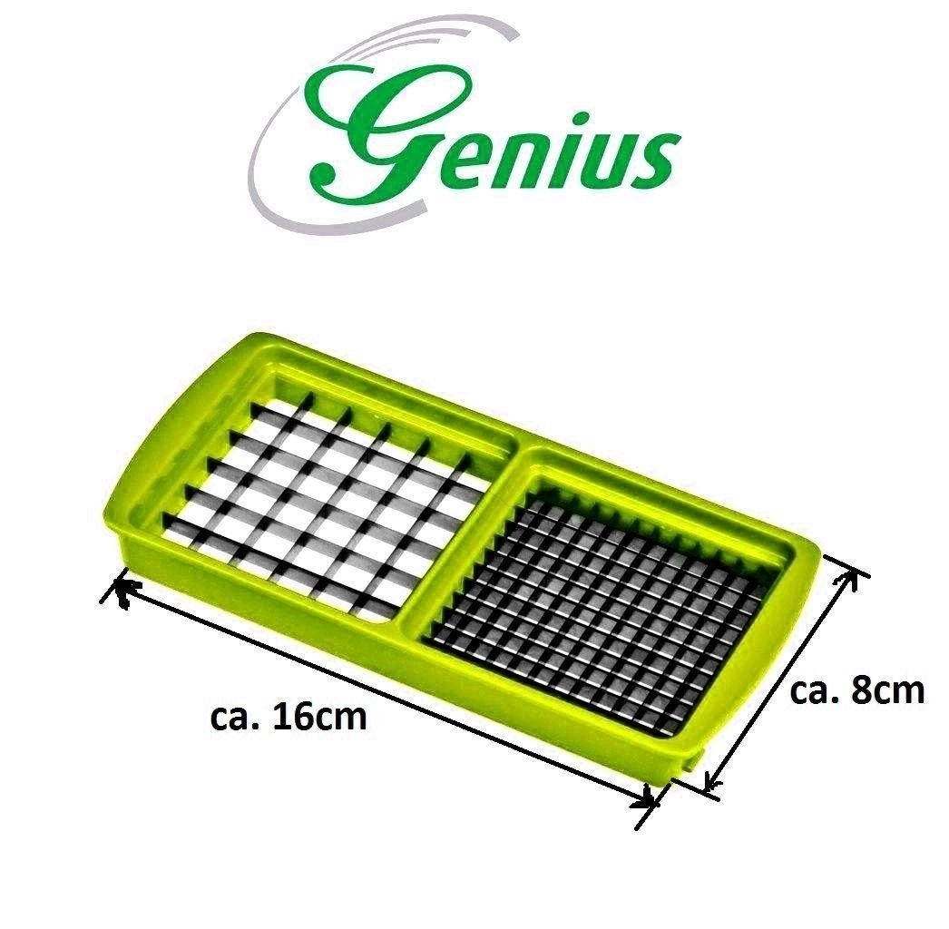 Genius Gemüseschneider Genius Ersatzteil - Messereinsatz 6x6mm + 12x12mm für Nicer Dicer