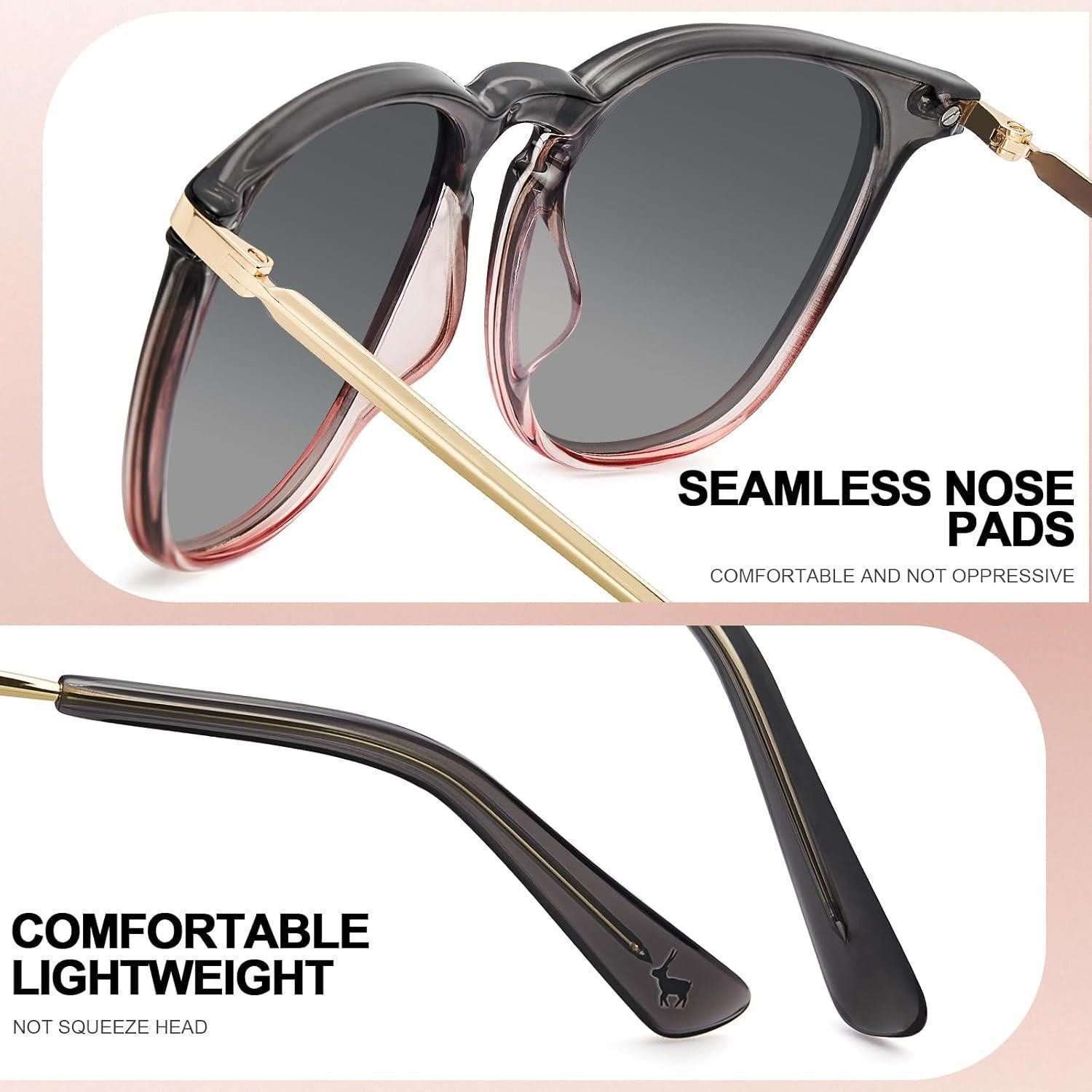 LuxusKollektion Sonnenbrille Sonnenbrille Damen D Farbverlauf Rahmen Linse Farbverlauf Grau