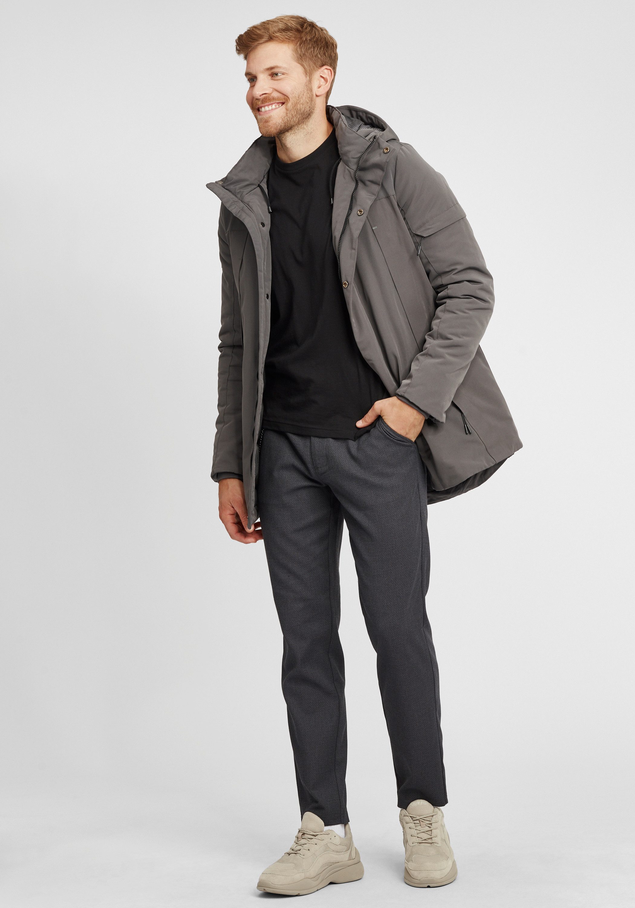 Indicode Parka IDRader Modische Winterjacke mit Kapuze günstig online kaufen