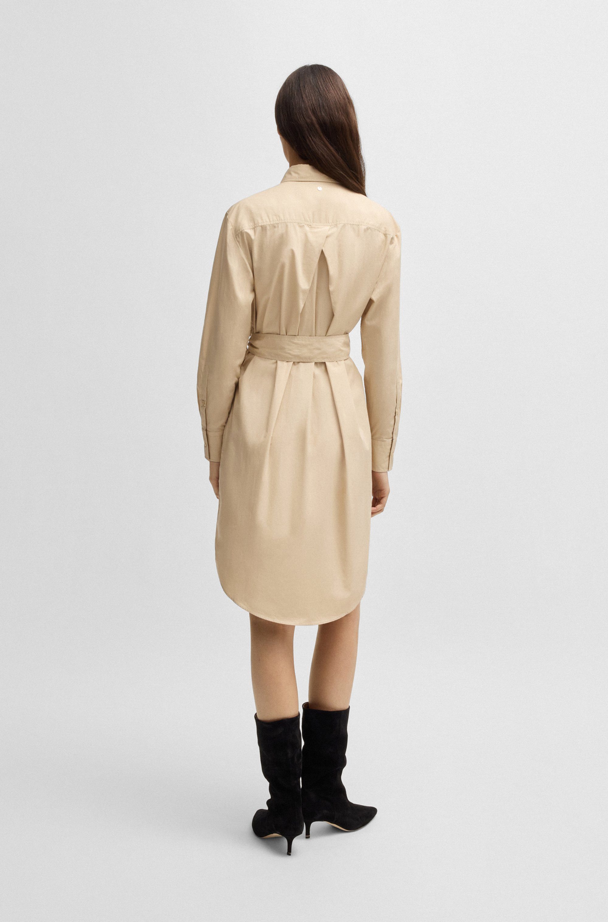 BOSS ORANGE Blusenkleid Delegant Premium Damenmode mit Taillengürtel günstig online kaufen