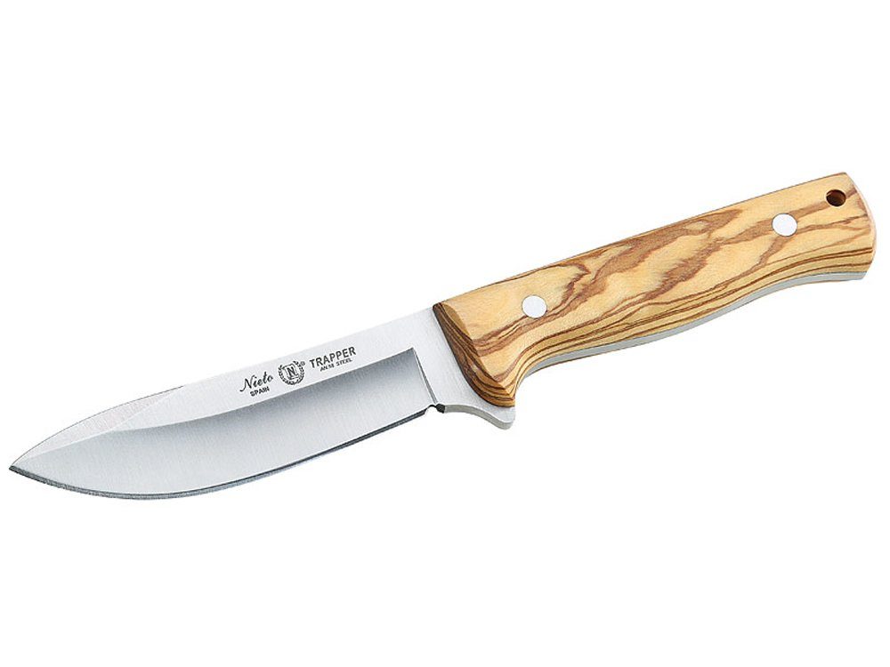 Miguel Nieto Jagdmesser Nieto TRAPPER Outdoormesser, Olivenholz, Nieto Outdoormesser Trapper