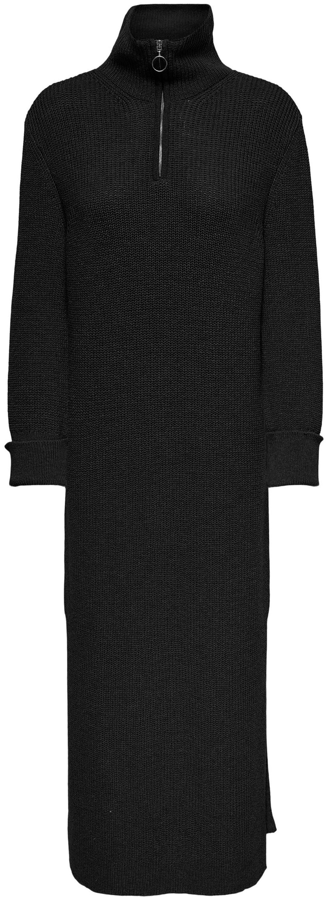 Damen Kleider Only Strickkleid ONLTIA LIFE L/S HIGHNECK DRESS mit Wolle