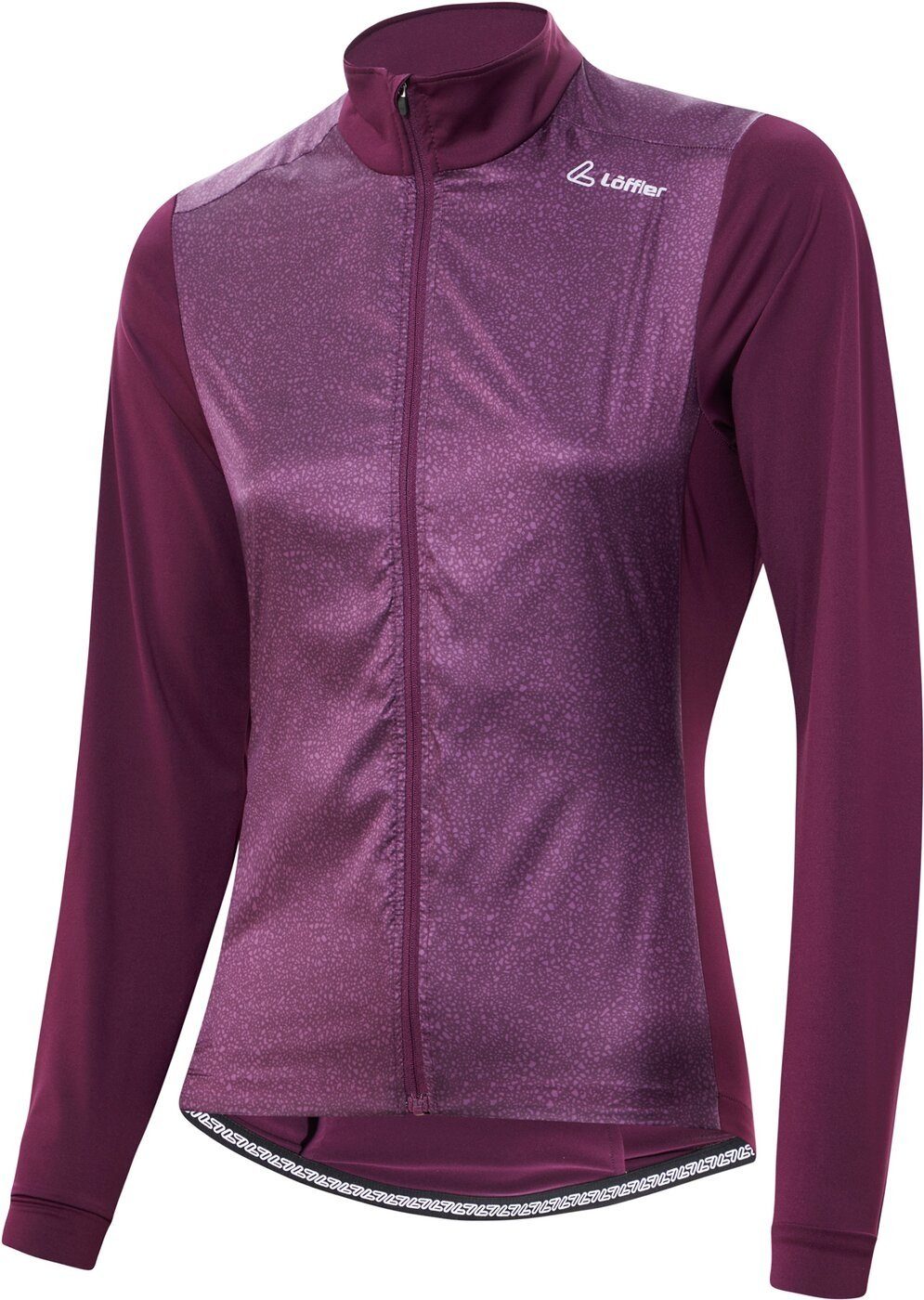 Löffler Fahrradjacke BIKE LIGHT HYBRIDJACKET Damen Fahrradjacke lila/bordeaux