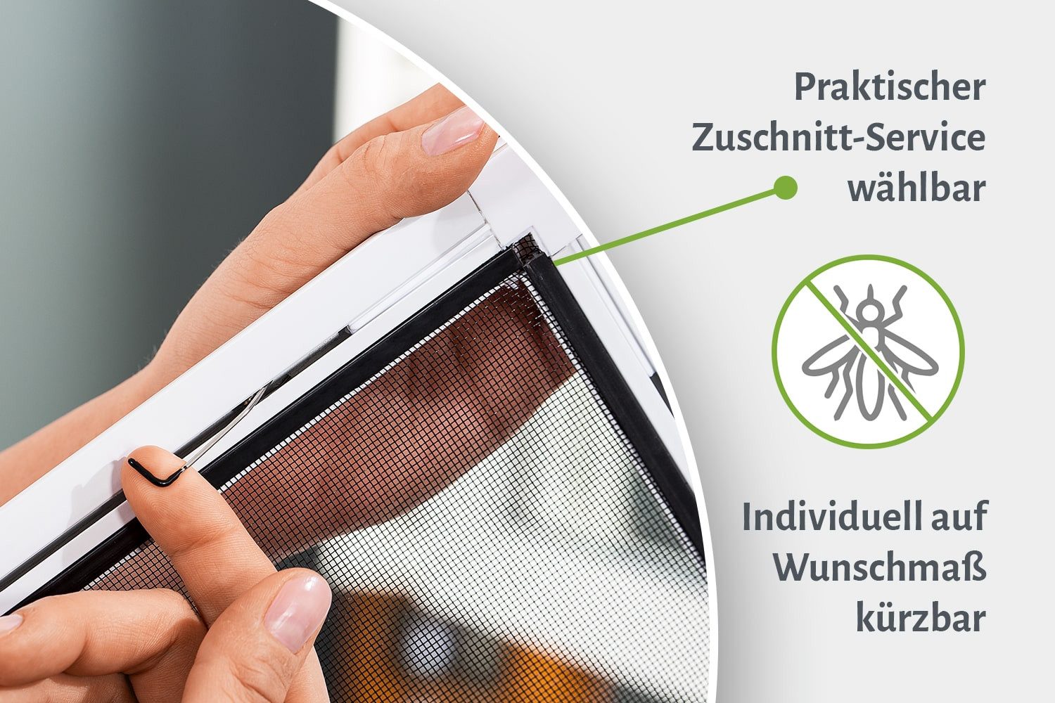 empasa Insektenschutz-Fensterrahmen BASIC, Fliegengitterfenster Insektenschutz Fenster BASIC Alu