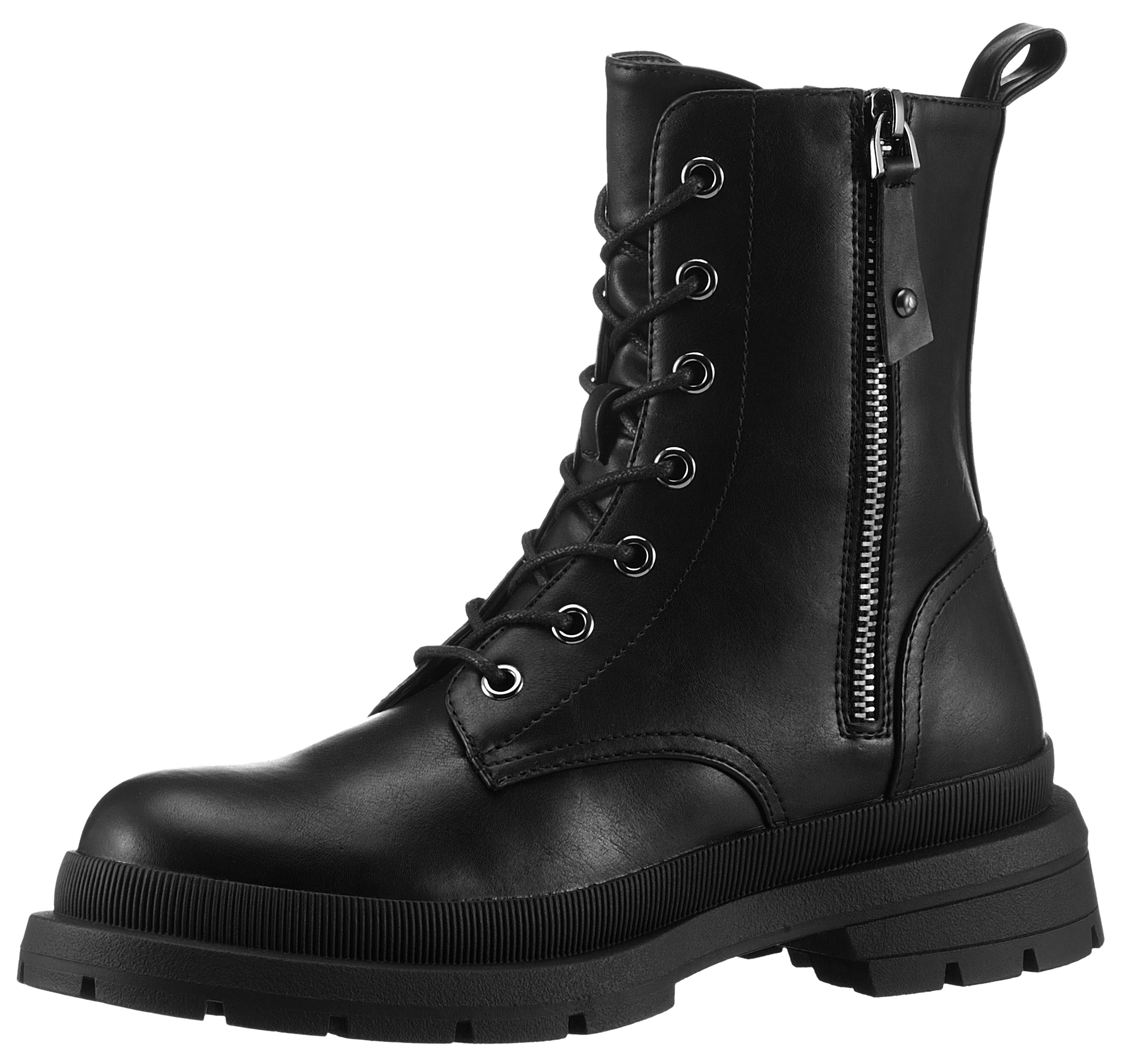 Aniston SHOES Schnürboots, Schnürstiefelette, Workerboots, Profilsohle - NEUE KOLLEKTION