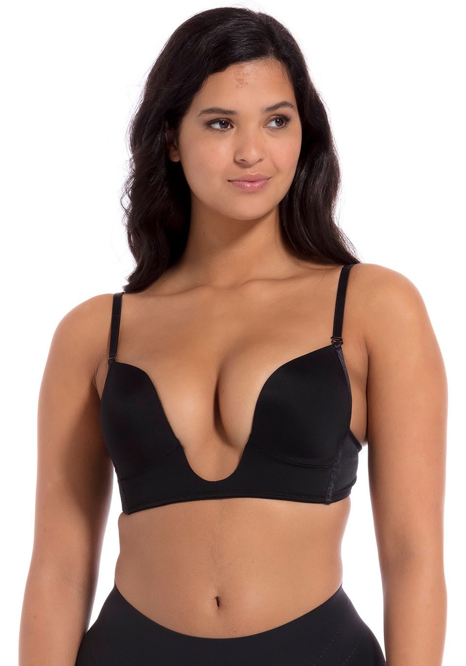 MAGIC Bodyfashion Bügelloser BH V-Bra extrem tief fallender Ausschnitt und extra tiefer Rücken