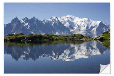 Posterlounge Wandfolie Editors Choice, See mit Mont-Blanc-Massiv, Fotografie