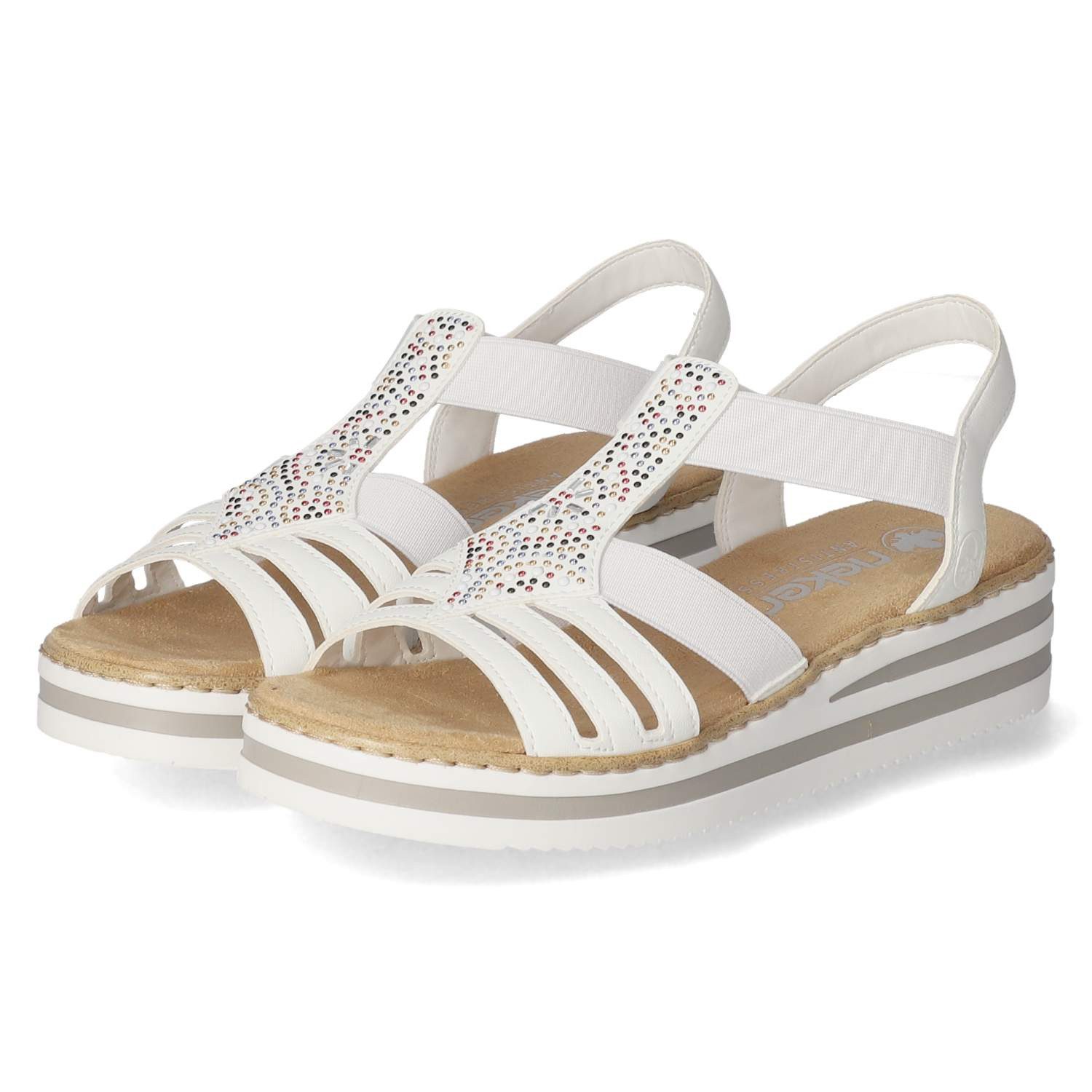 Rieker Keilsandalette "Rieker Sandalen Lederimitat" günstig online kaufen