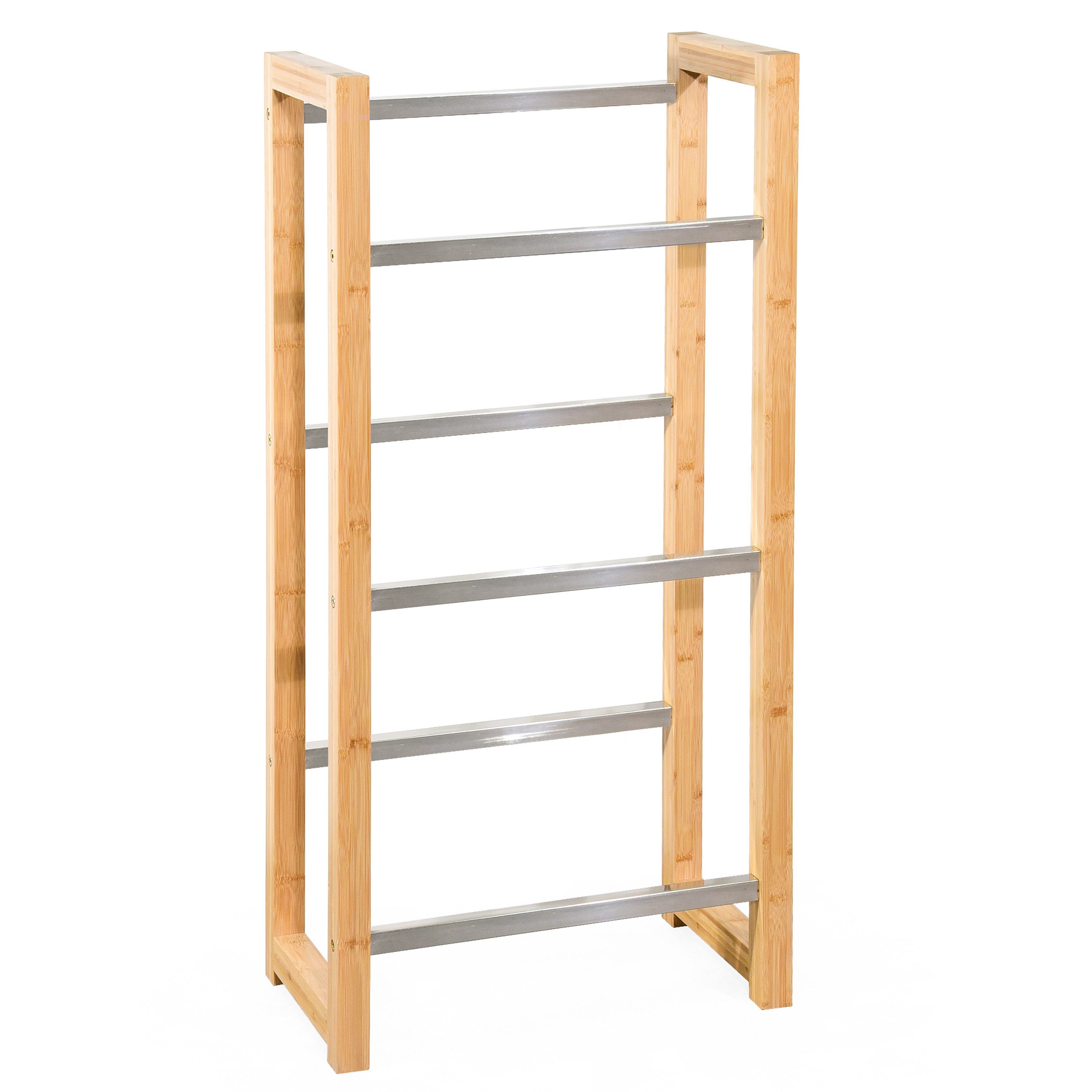 Kubus Kastenständer Getränkekistenregal Bambus Arrow, Robustes Lagerregal, günstig online kaufen