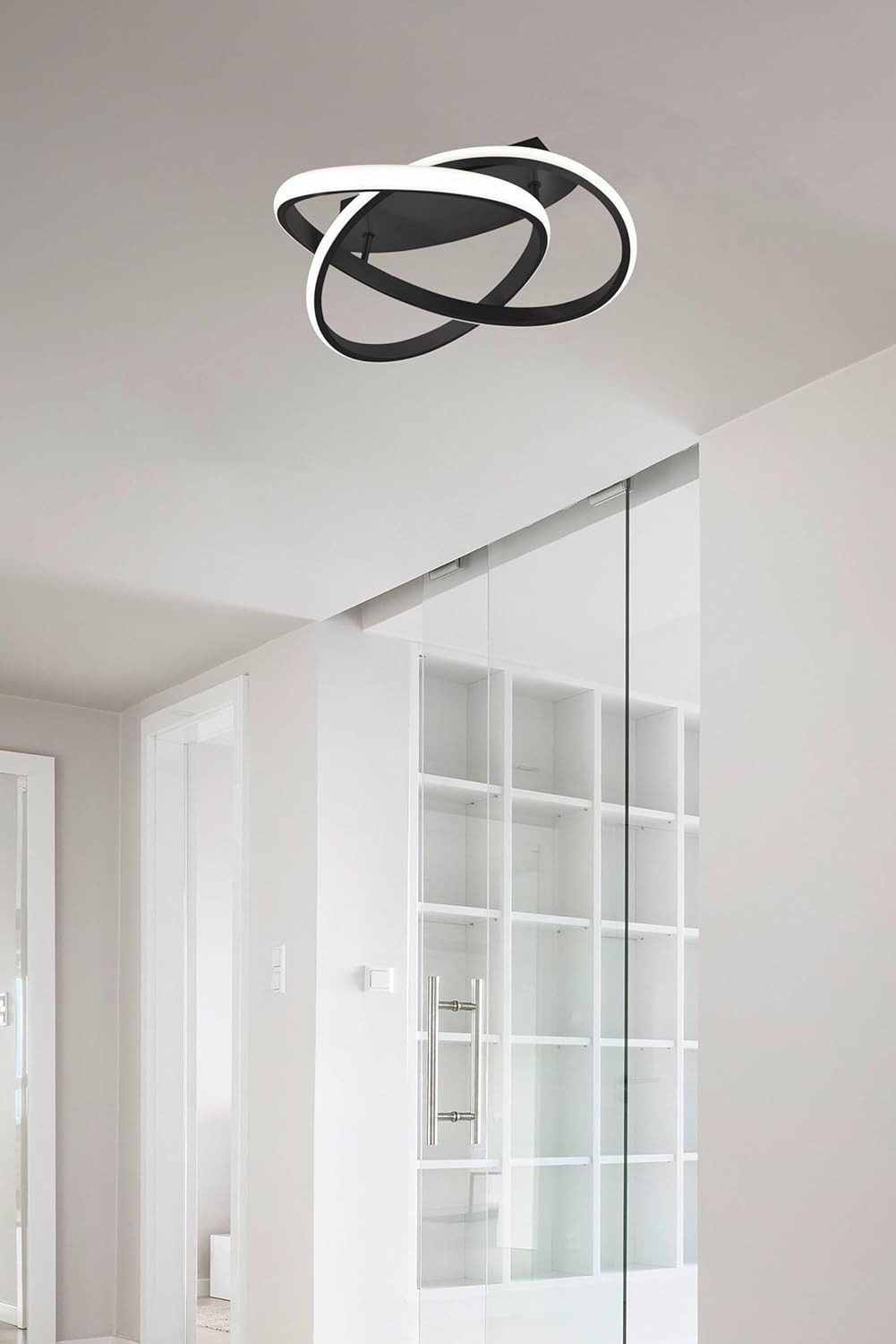 lightling LED Deckenleuchte Wibke, LED fest integriert, Warmweiß, dimmbar mit Schalter, Deckenmontage, IP20 Indoor