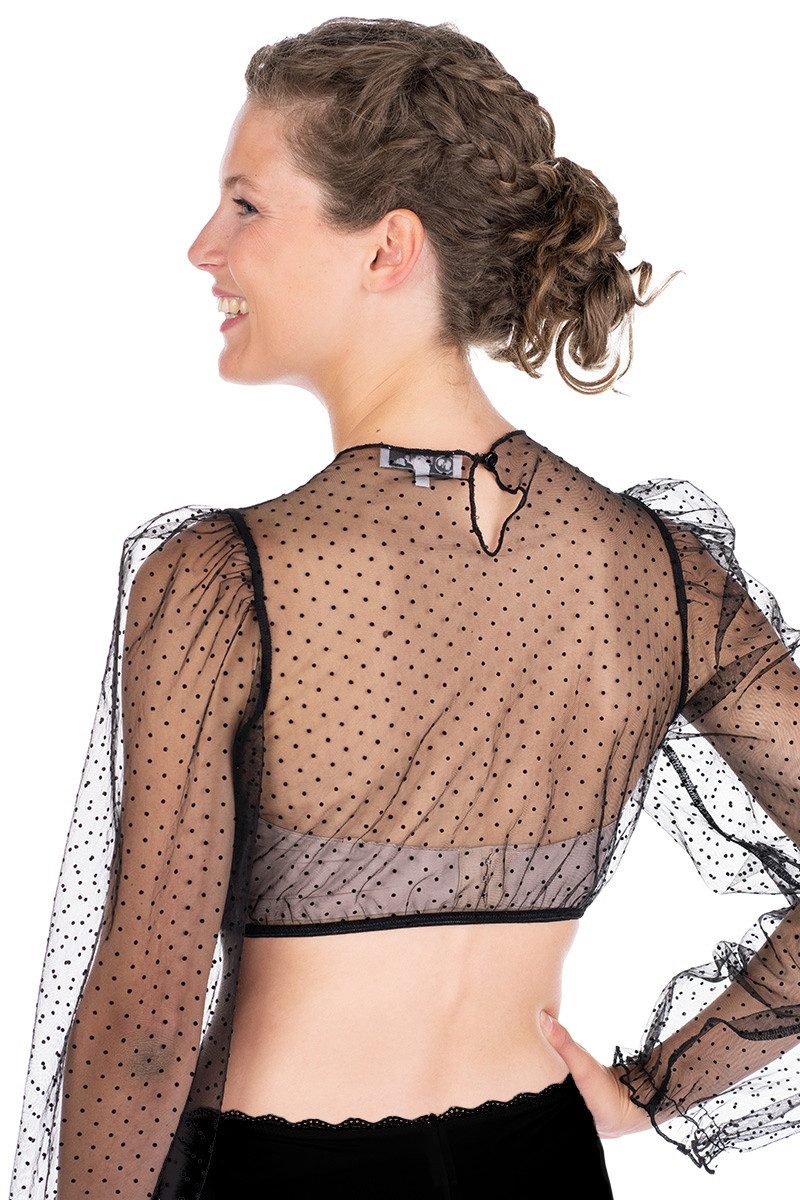 MarJo Dirndlbluse Dirndlbluse - KINDING - offweiß, schwarz günstig online kaufen