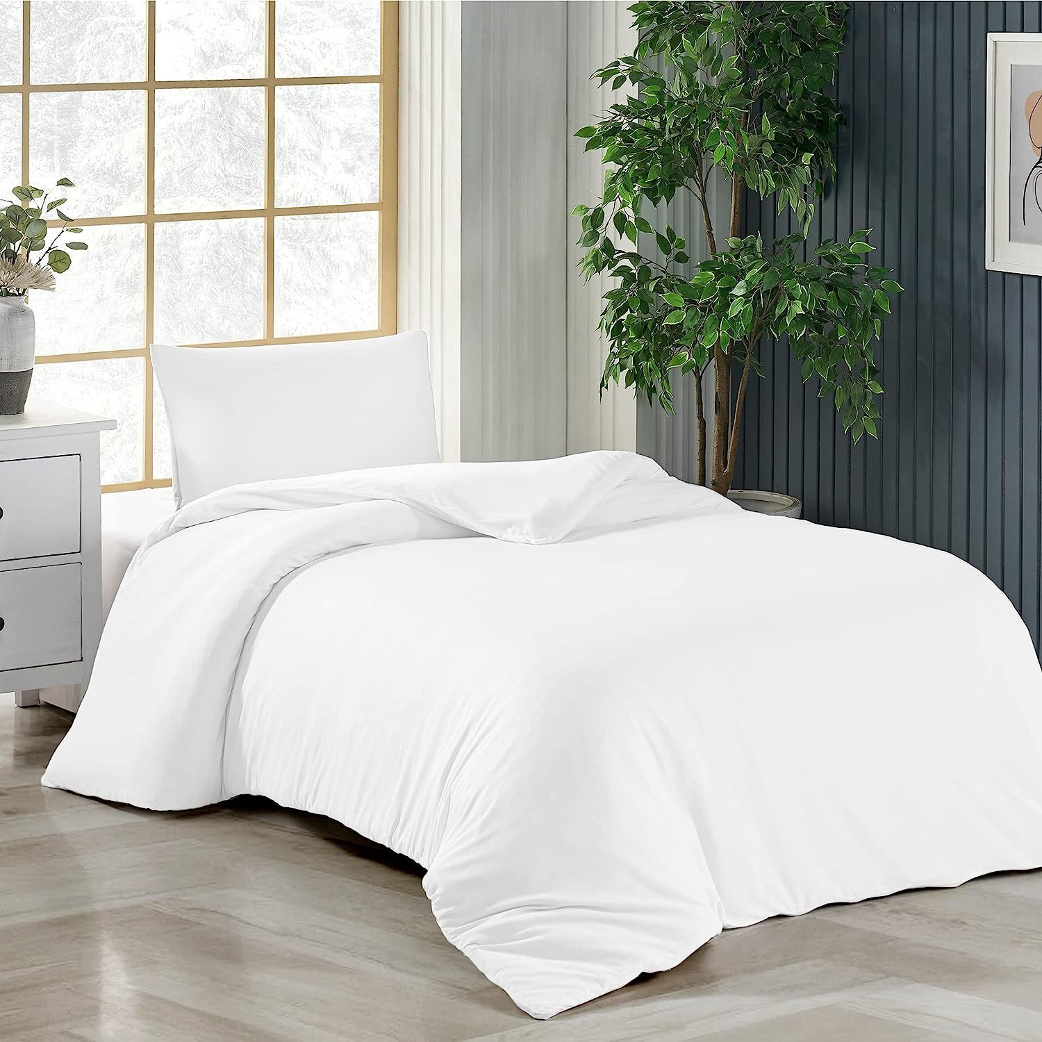 livessa Bettwäsche Bettwäsche Baumwolle 13 Farbe, 2 teilig, % 100 Baumwolle Jersey(140 g/qm) - Bettbezug + Kissenbezug