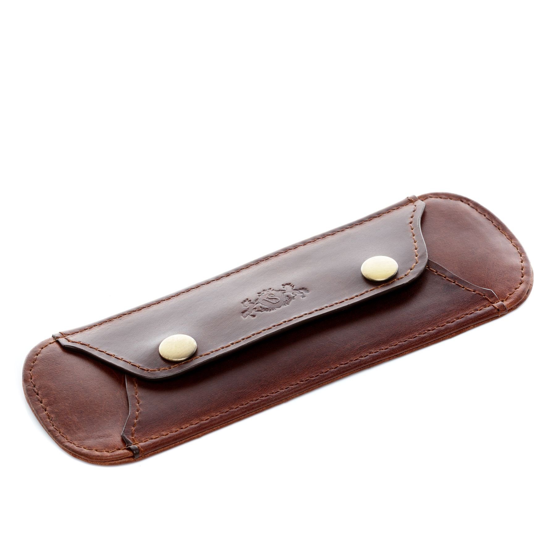 SID & VAIN Bauchtasche »JEFFY«, Schulterpolster für Reisetasche echt Leder Unisex, Schultergurt braun