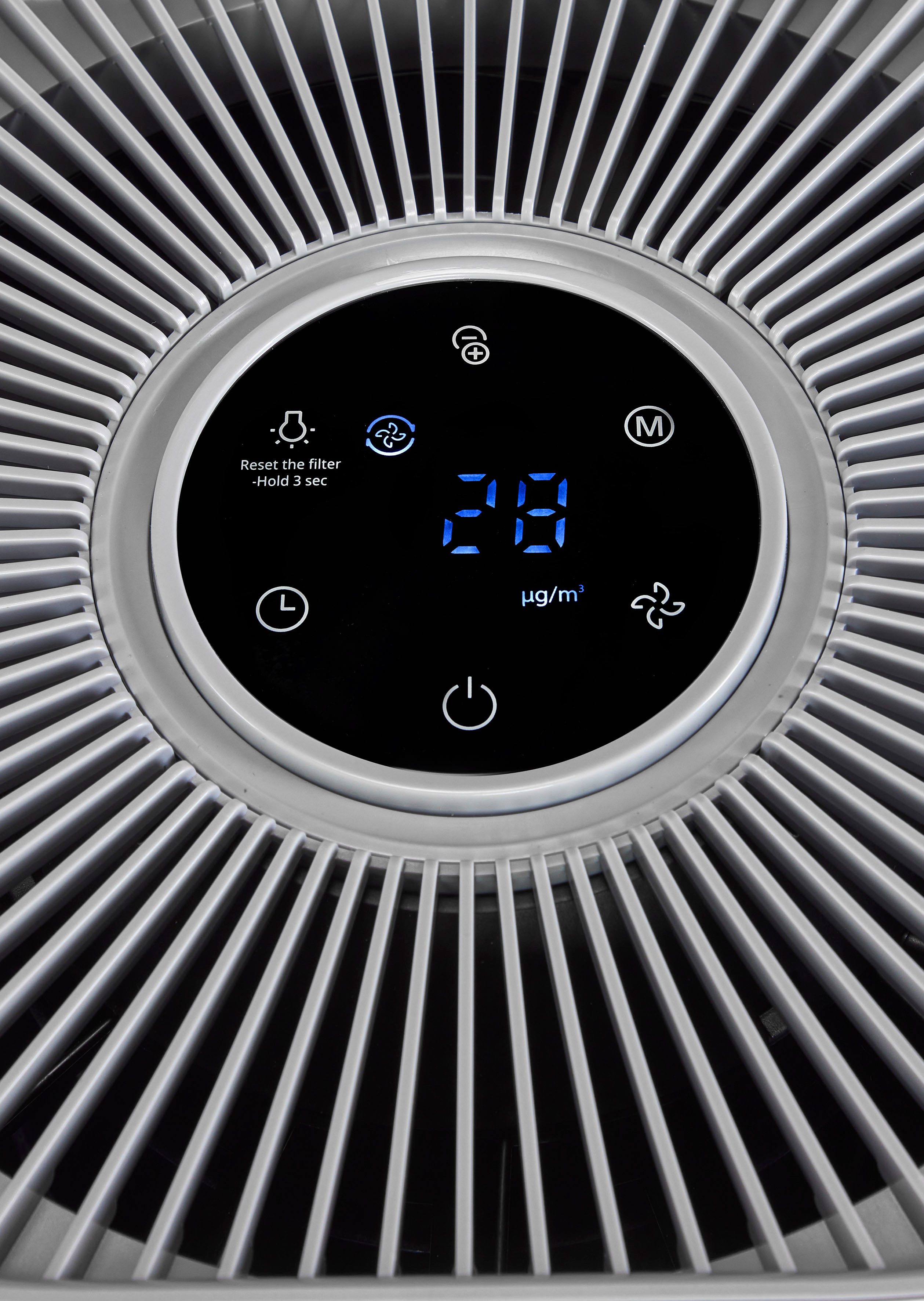 Hanseatic Luftreiniger »KJ400« mit Digitalanzeige, für 104 m² Räume, 35W, Top Filtersystem für Allergiker mit Ionentechnologie