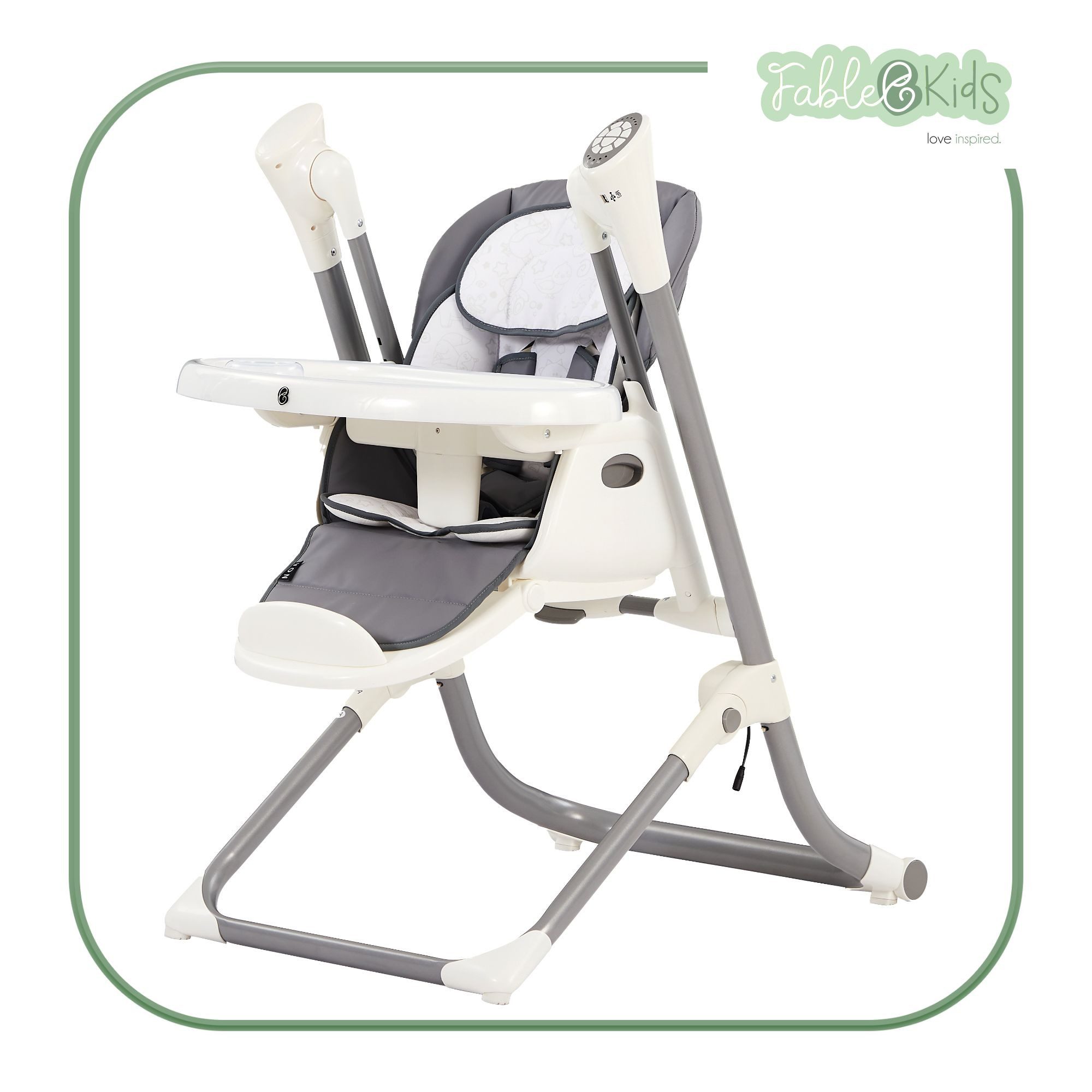 FableKids Babyschaukel 2in1 Wippe NOA 6-36Monate, klappbar, Schreisensor, U günstig online kaufen